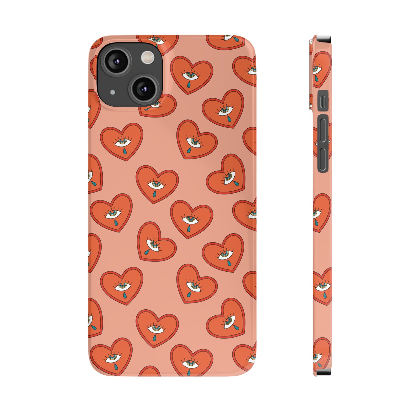 Psychedelic Heart Snap Case