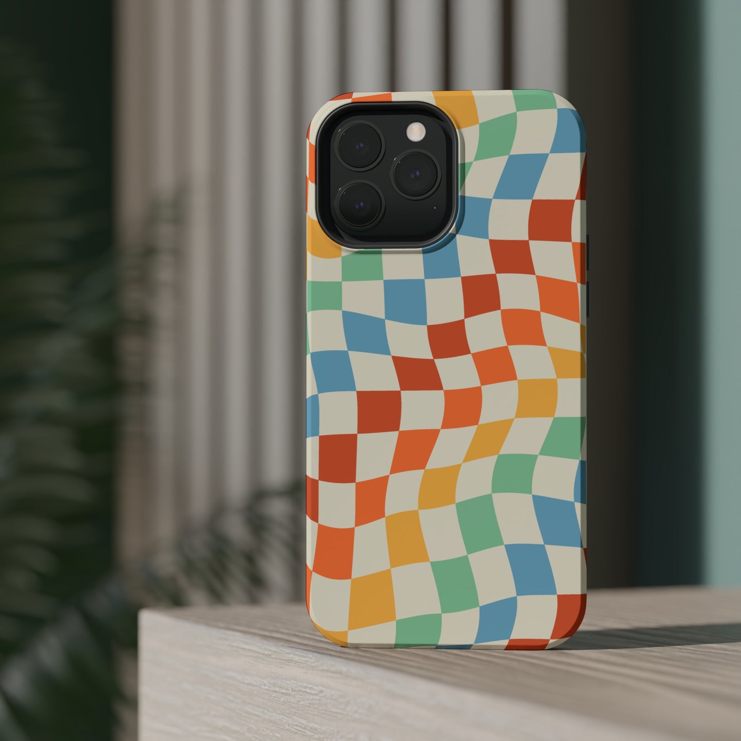 Retro Crazy Checkers MagSafe Tough Case