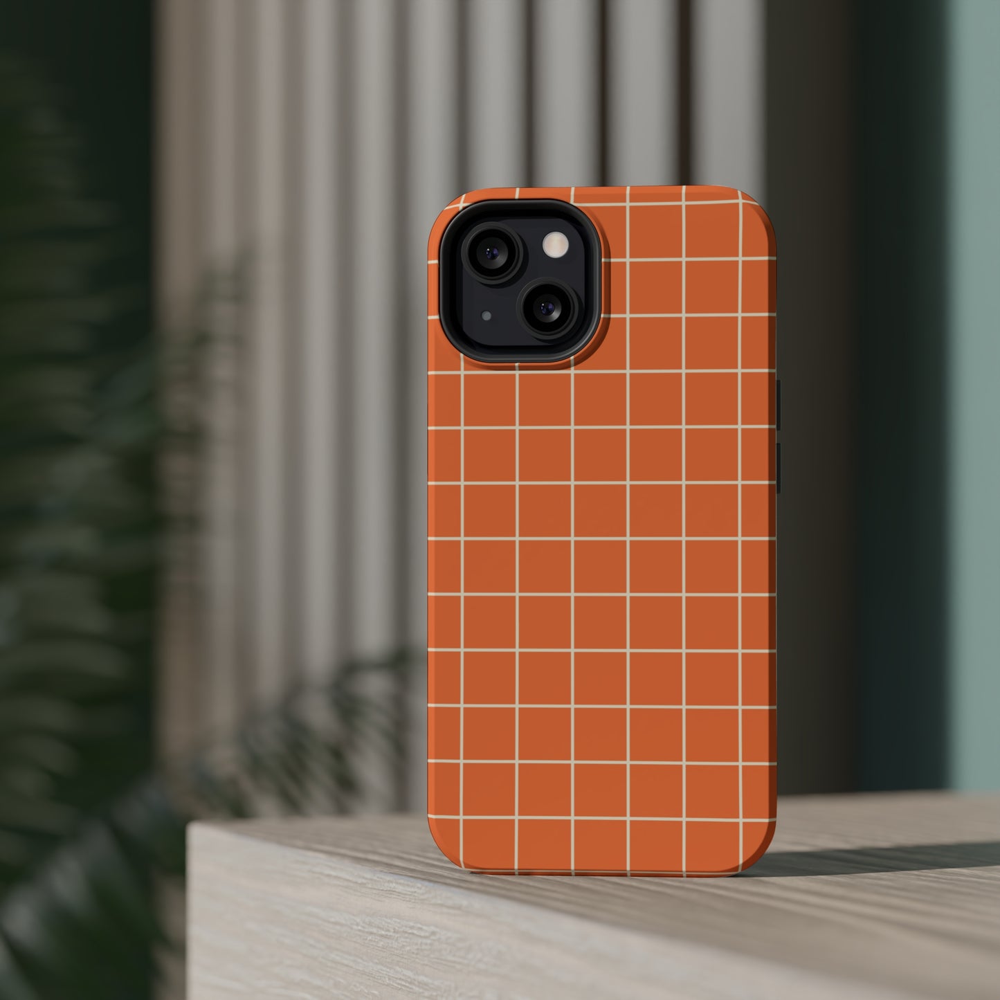 Tangerine Grid MagSafe Tough Case