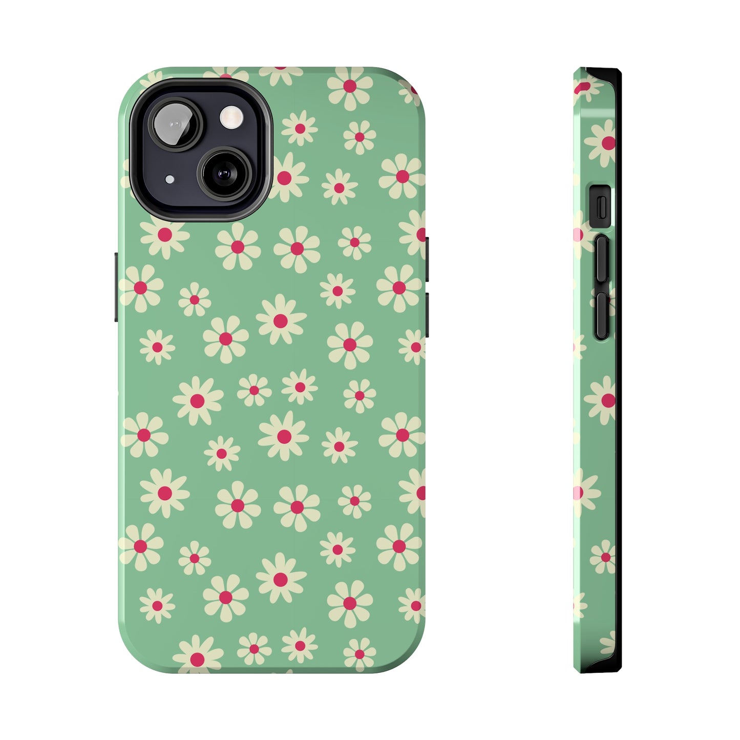 Retro Floral Tough iPhone Case