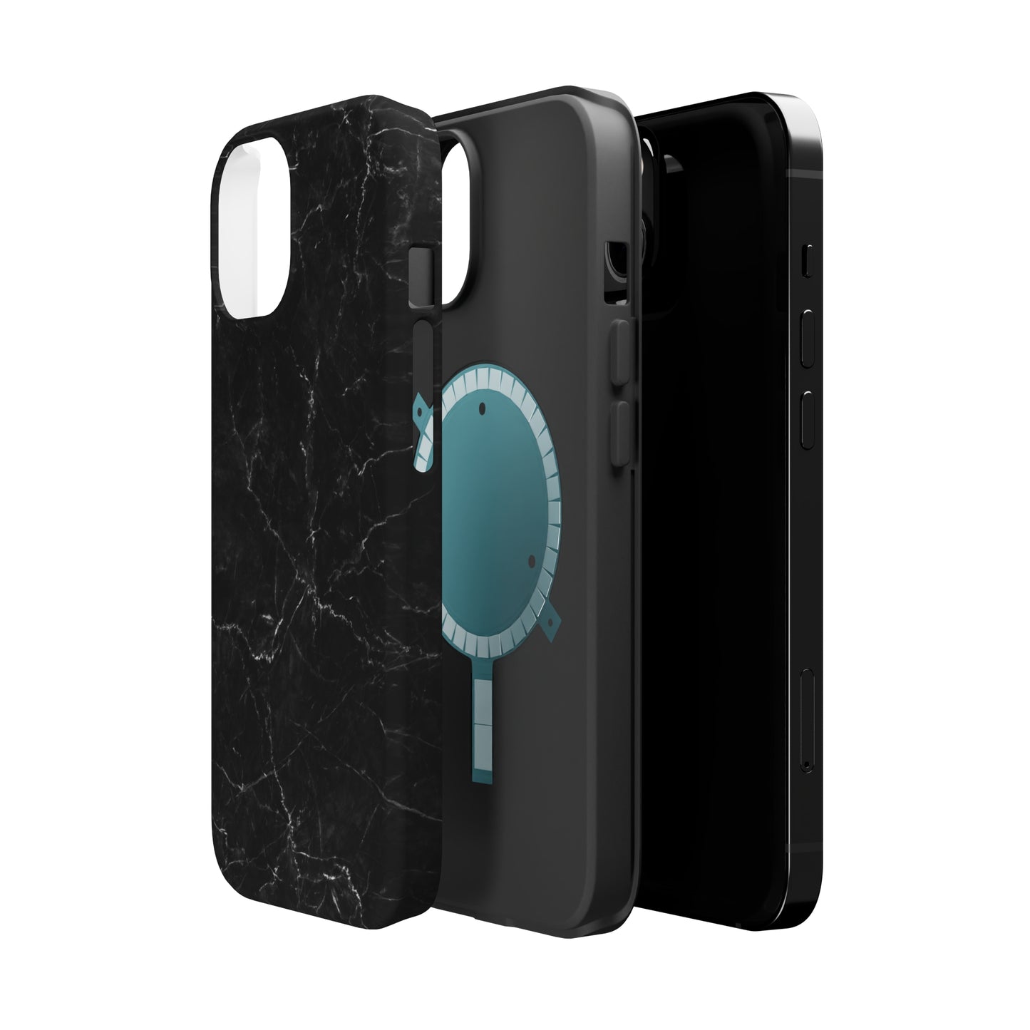 Marquina Black MagSafe Tough Case