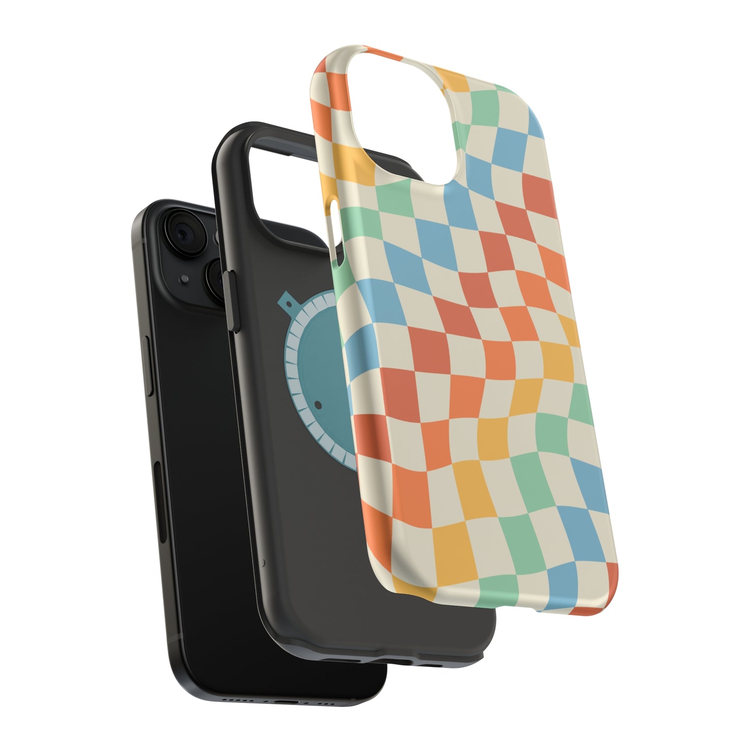 Retro Crazy Checkers MagSafe Tough Case