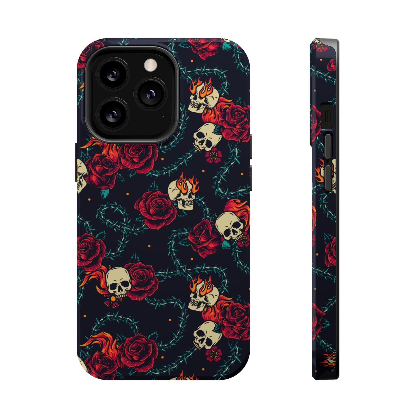 Skulls & Roses MagSafe Tough Case