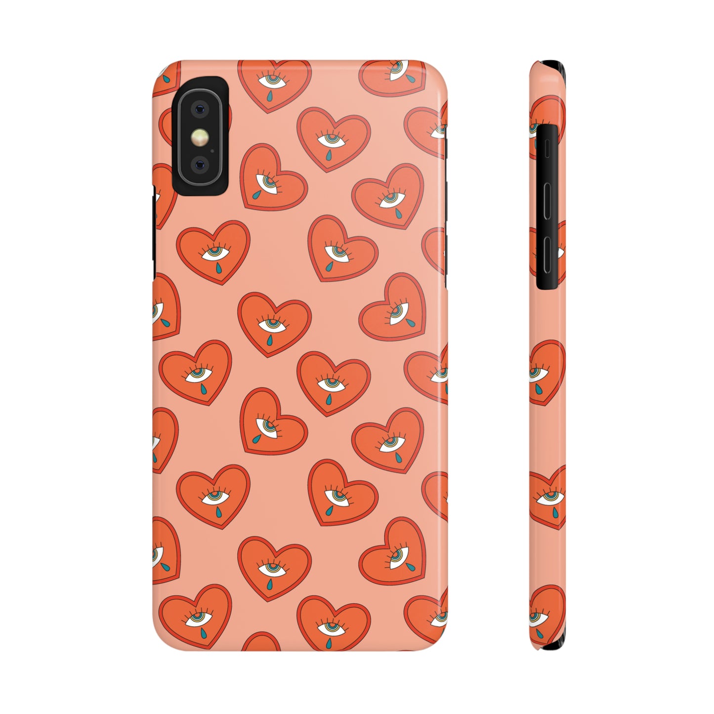 Psychedelic Heart Snap Case