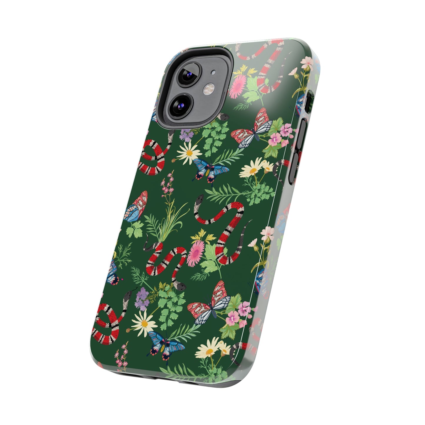 Tropical Chaos Pattern Tough iPhone Case