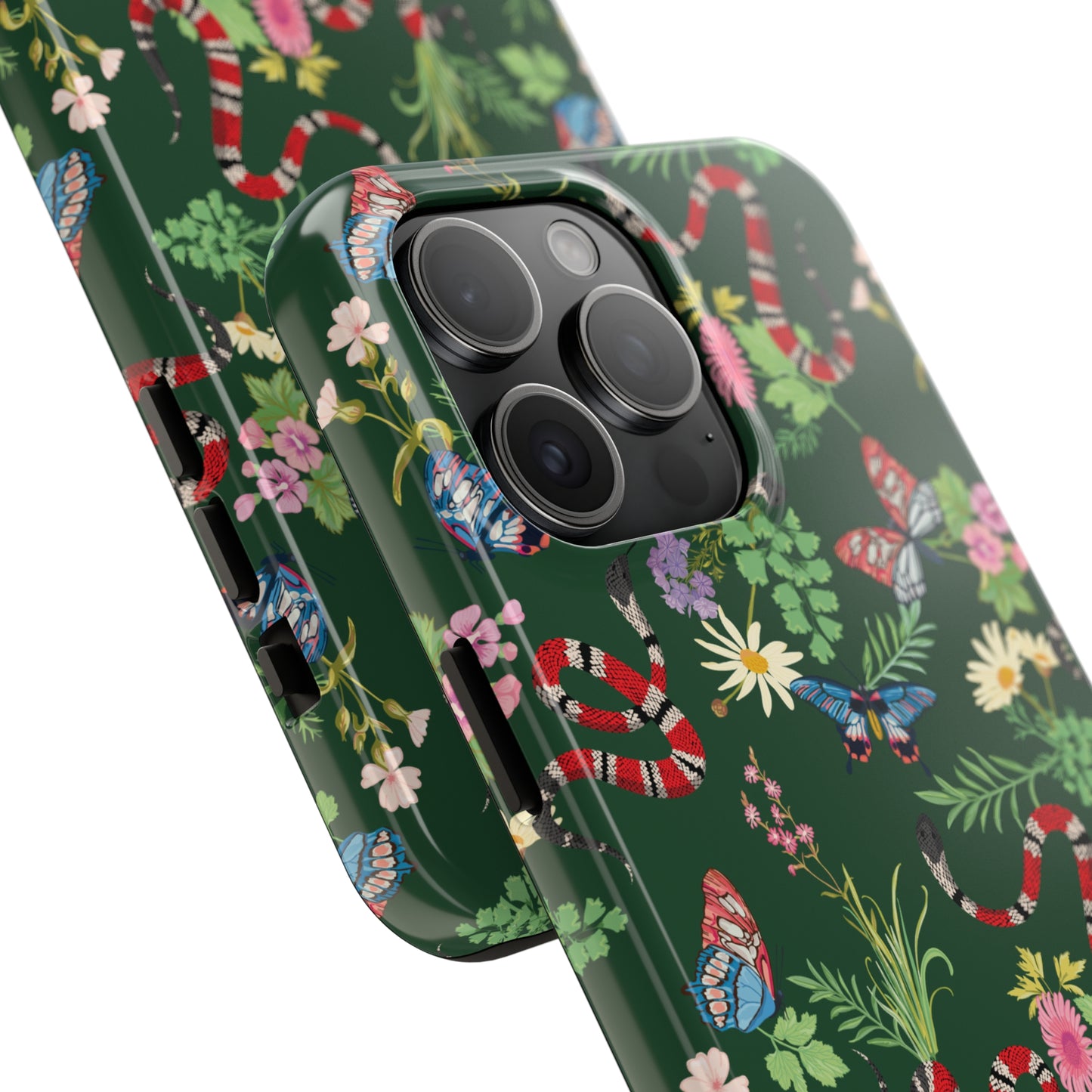 Tropical Chaos Pattern Tough iPhone Case