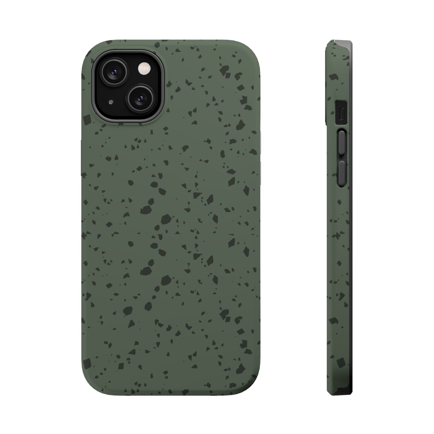Olive Green Terrazzo MagSafe Tough Case