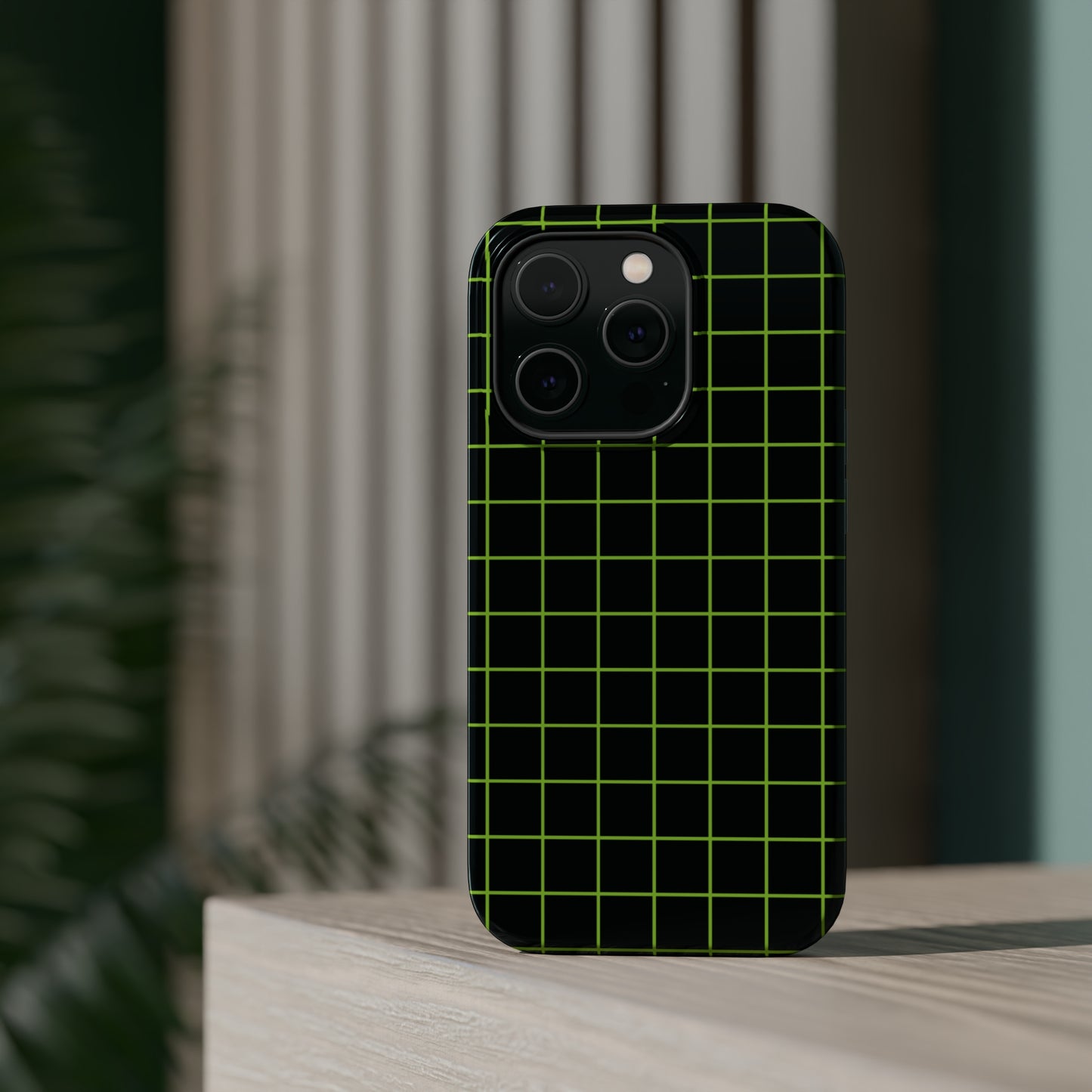Green Grid MagSafe Tough Case
