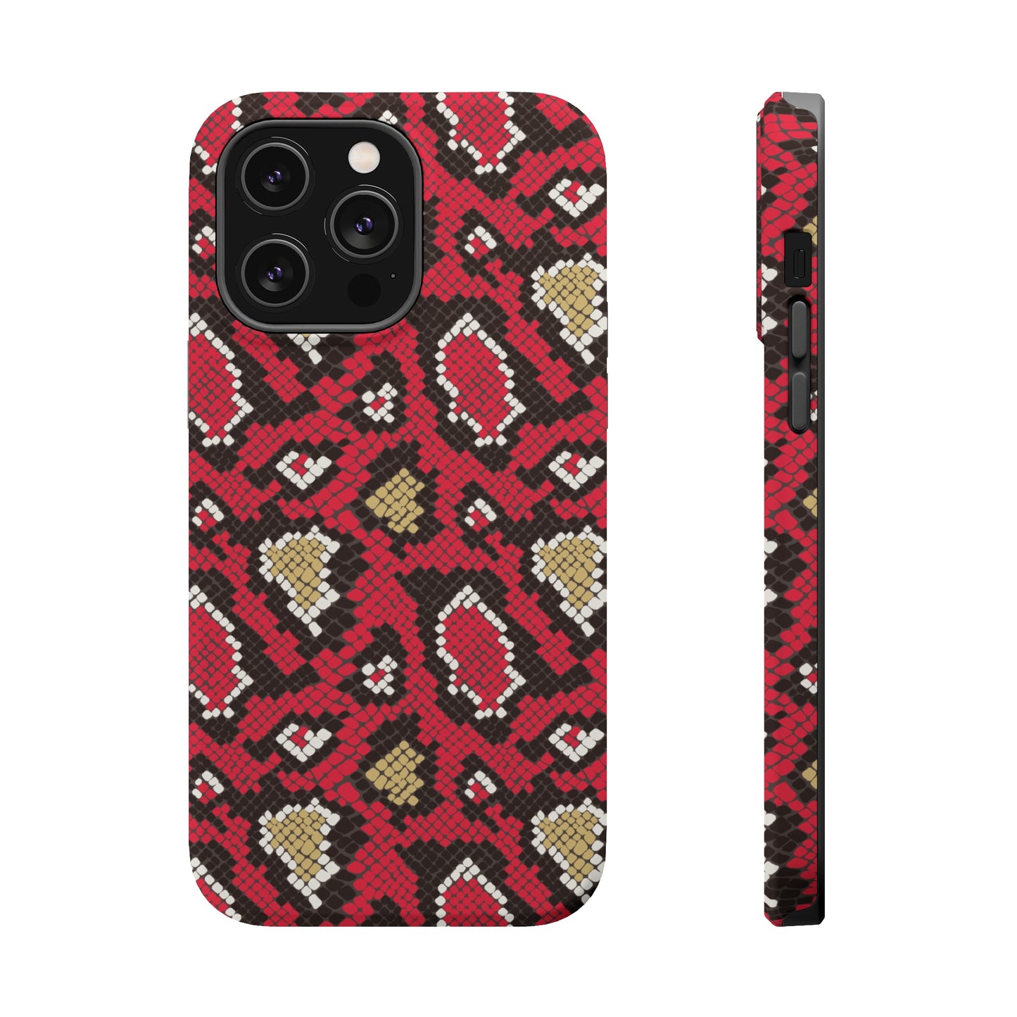Red Snake Skin MagSafe Tough Case