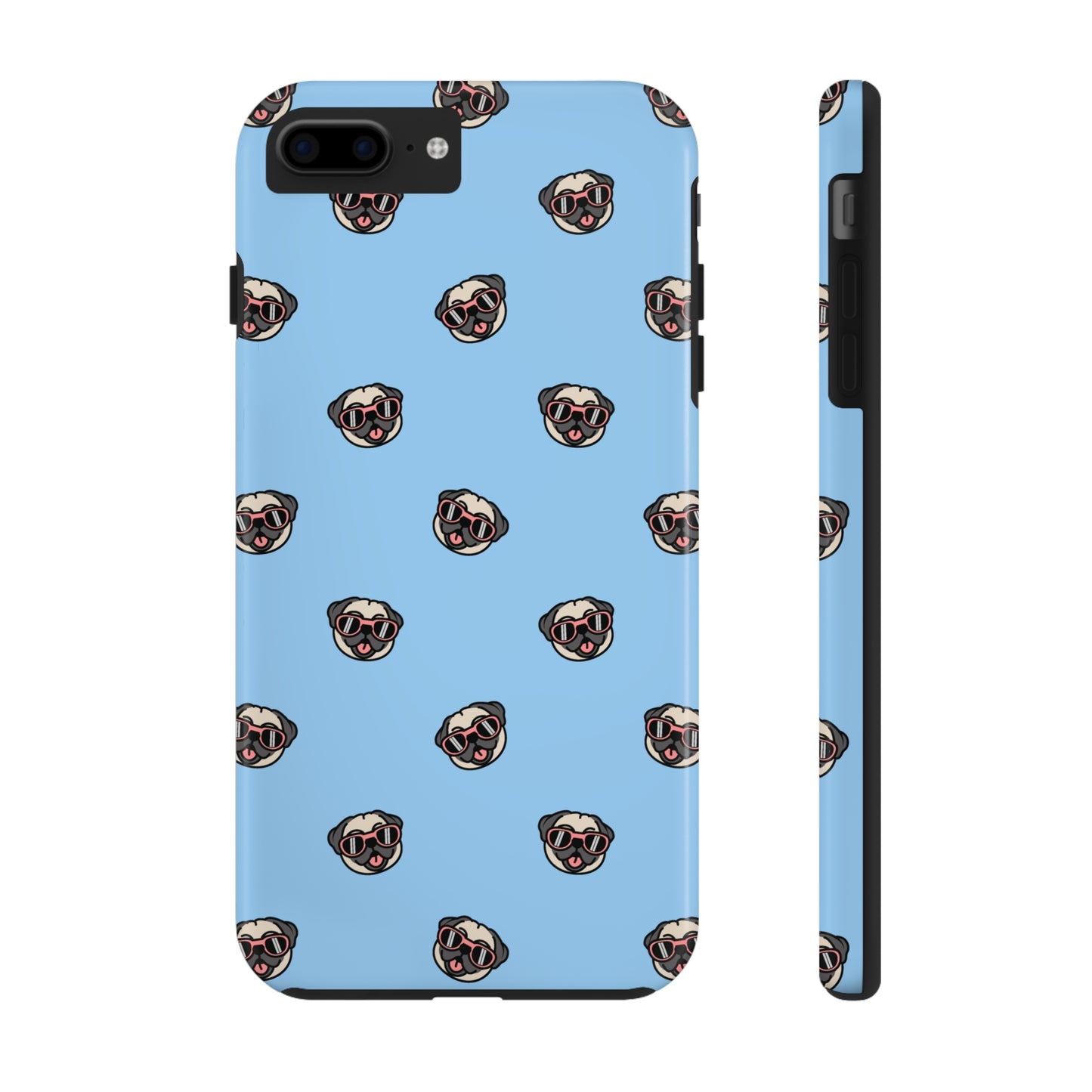 Pug Pattern Tough iPhone Case