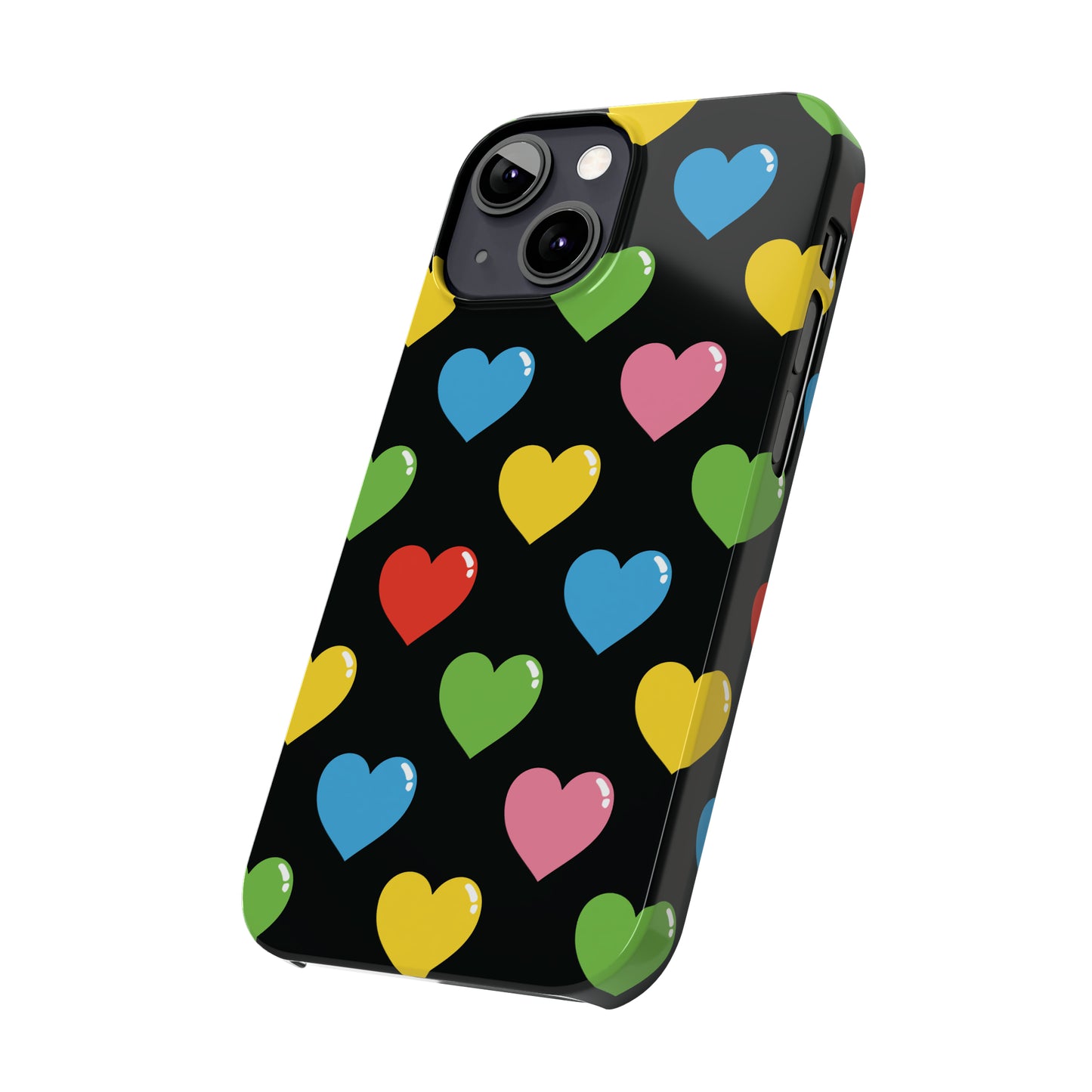 Retro Heart Snap Case