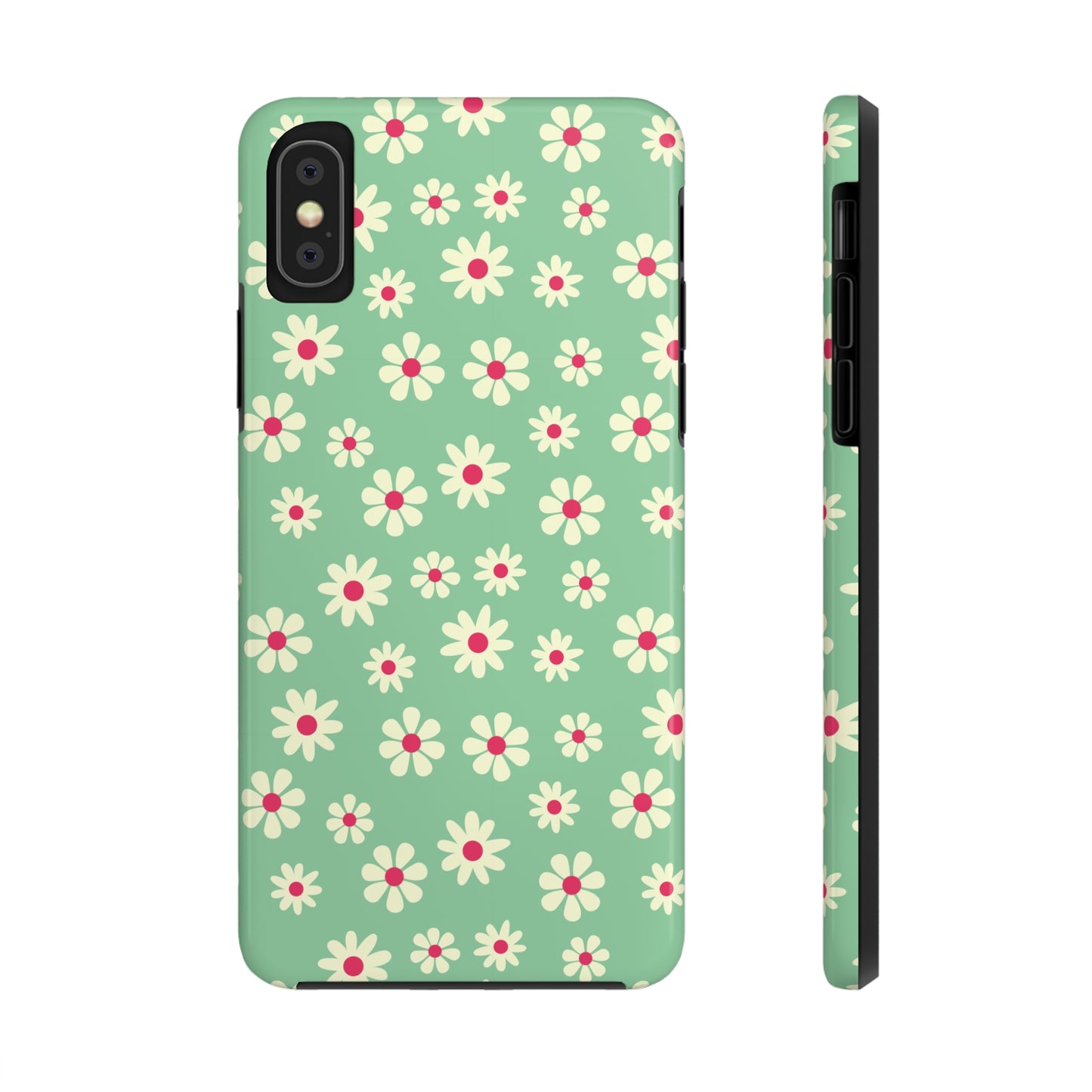 Retro Floral Tough iPhone Case