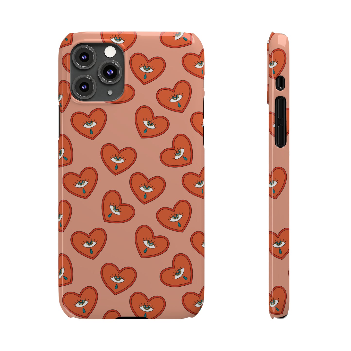 Psychedelic Heart Snap Case