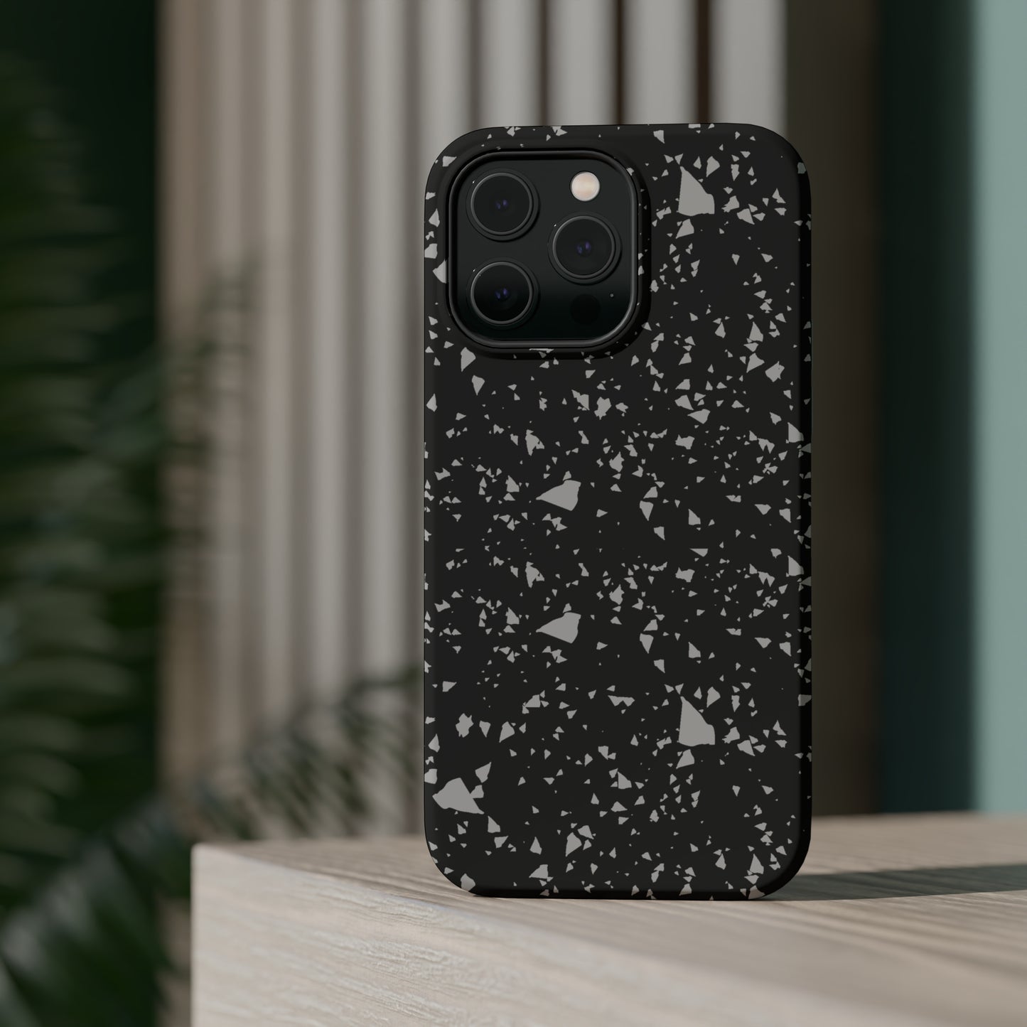 Black Terrazzo MagSafe Tough Case