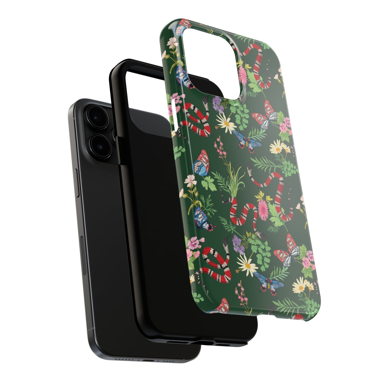 Tropical Chaos Pattern Tough iPhone Case