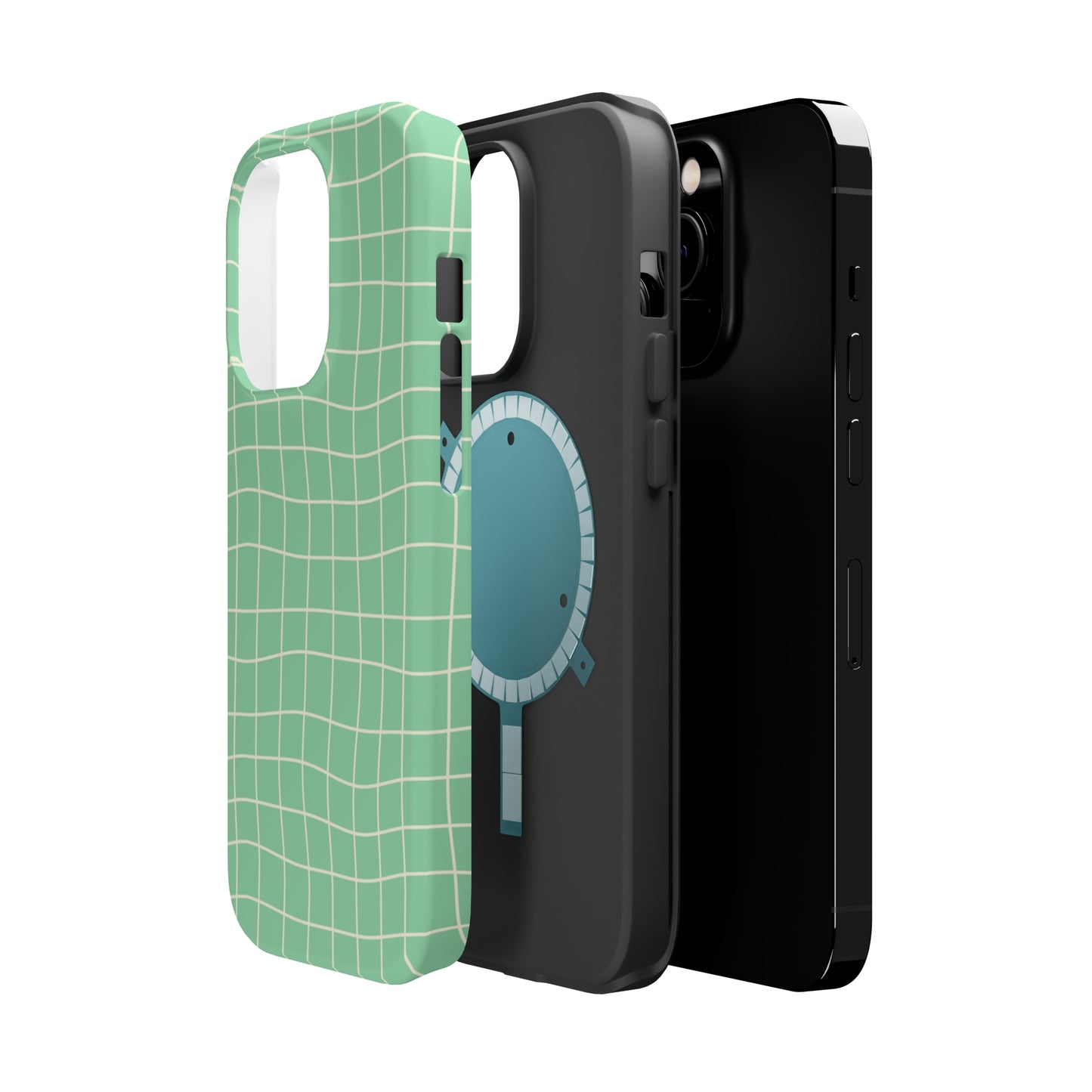 Pistachio Dizzy Grid MagSafe Tough Case