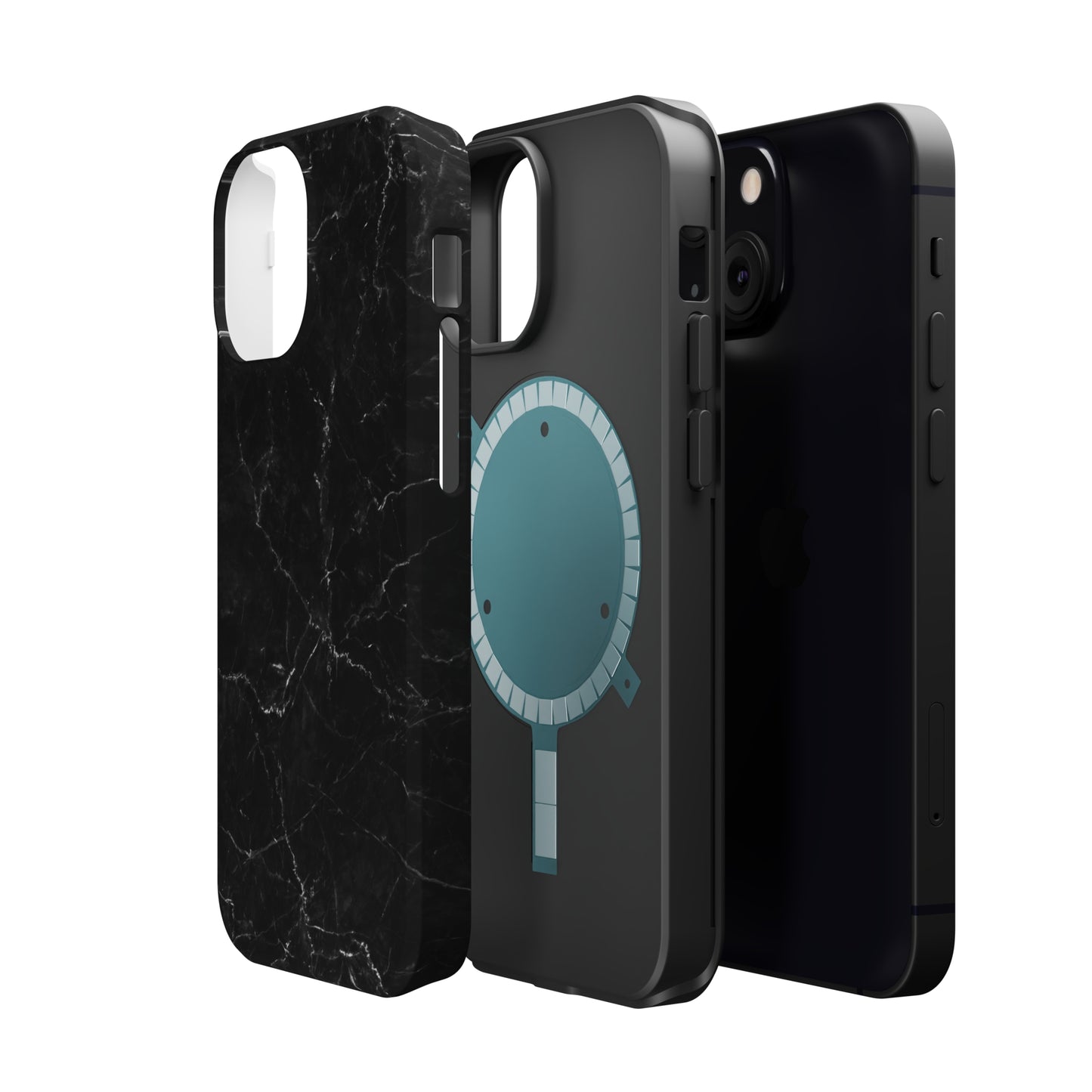 Marquina Black MagSafe Tough Case