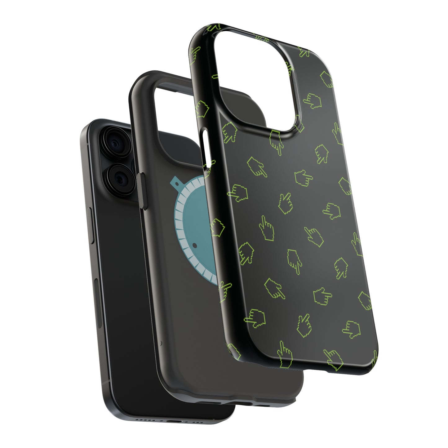 Pixelated Hand Cursor MagSafe Tough Case