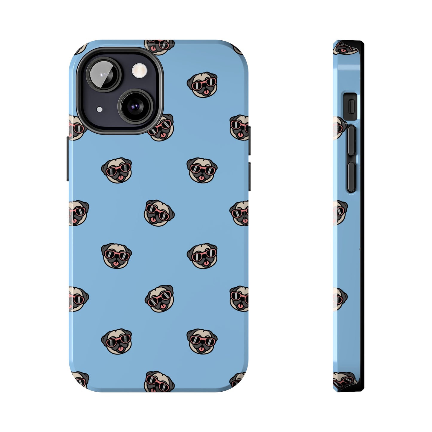 Pug Pattern Tough iPhone Case
