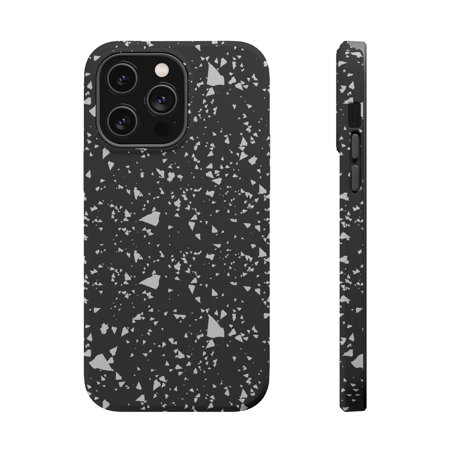 Black Terrazzo MagSafe Tough Case