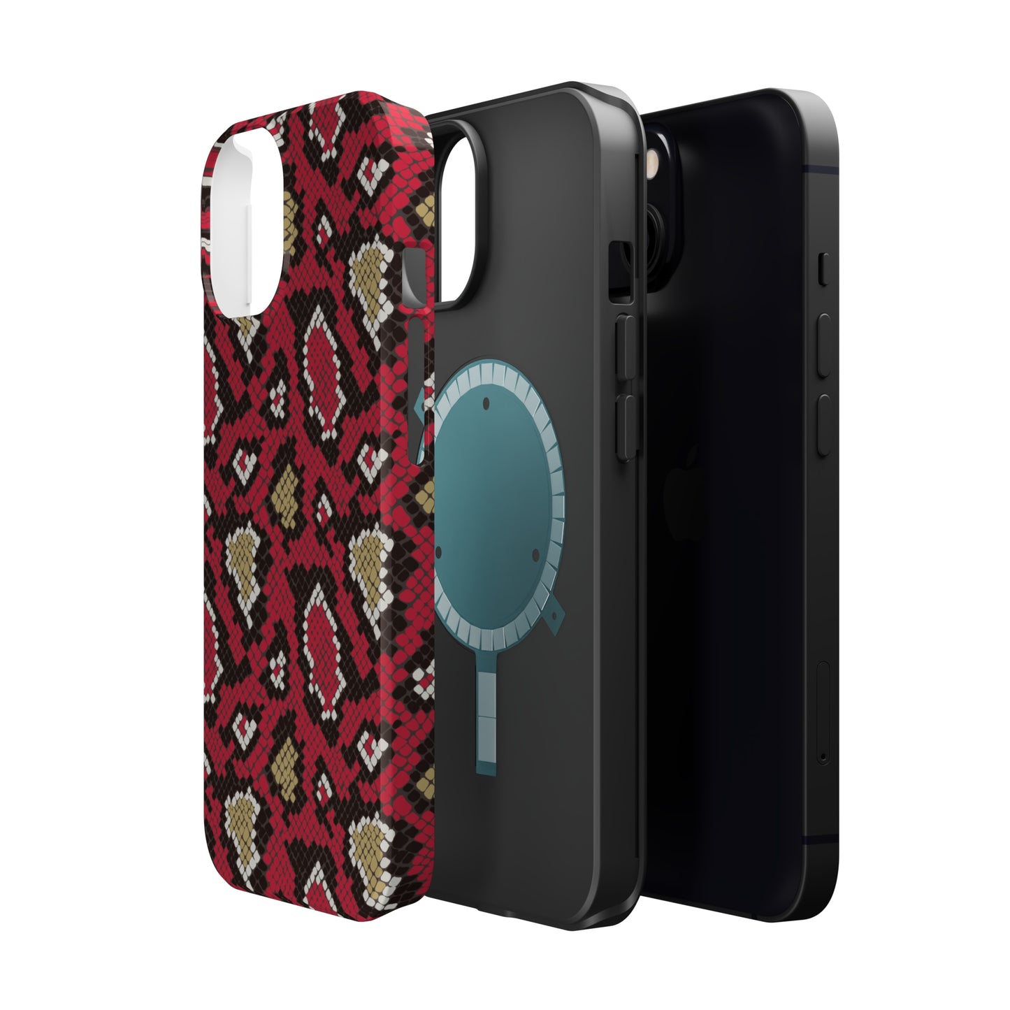 Red Snake Skin MagSafe Tough Case