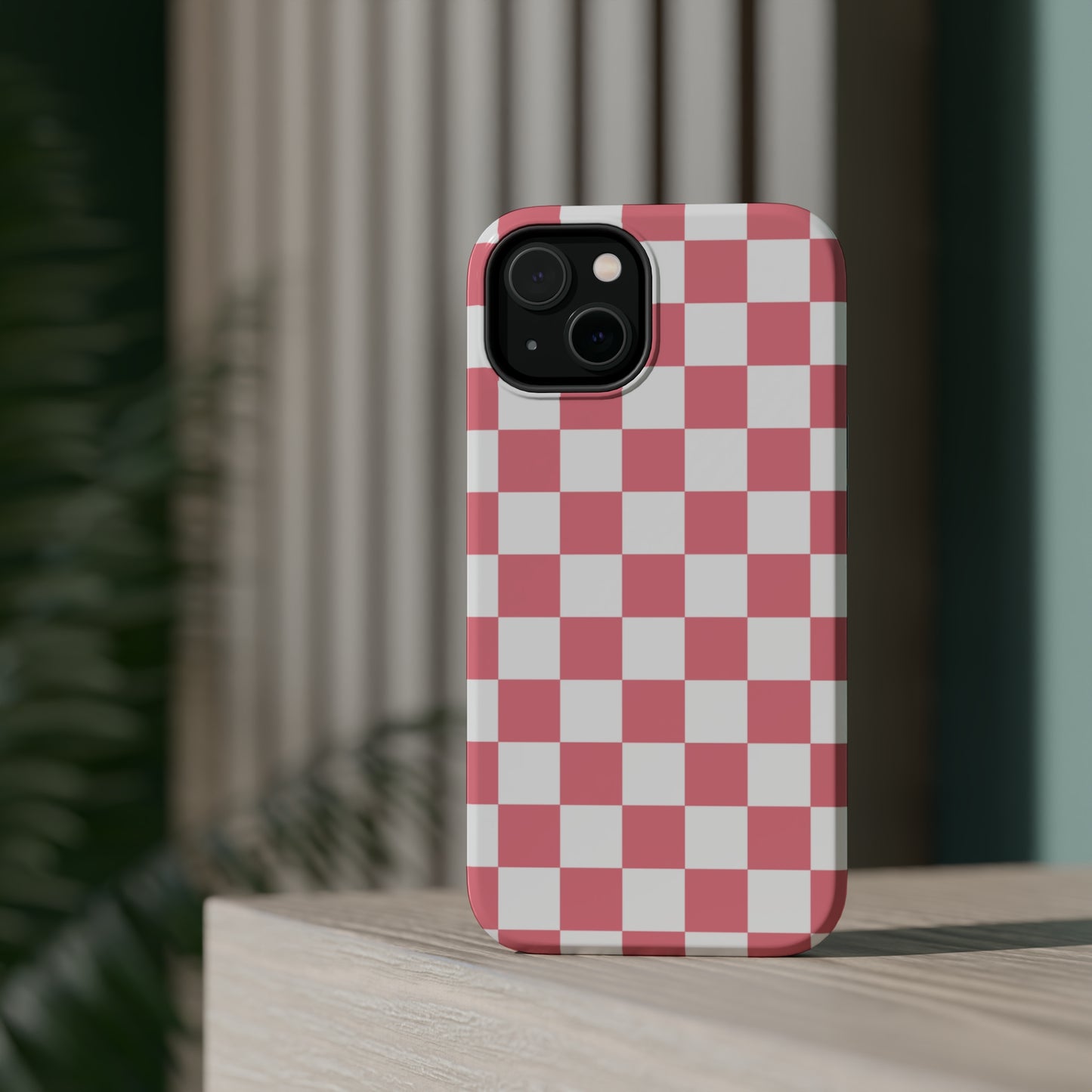 Pink Checkers MagSafe Tough Case