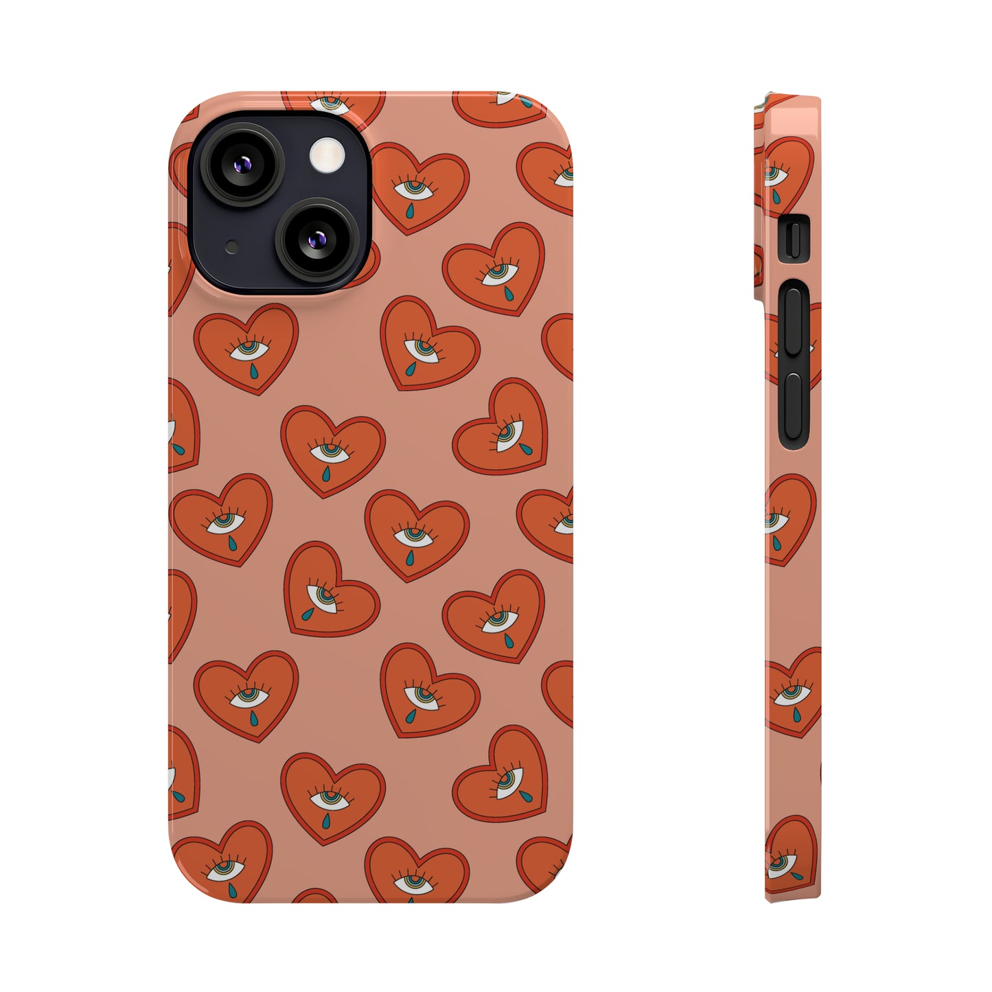 Psychedelic Heart Snap Case