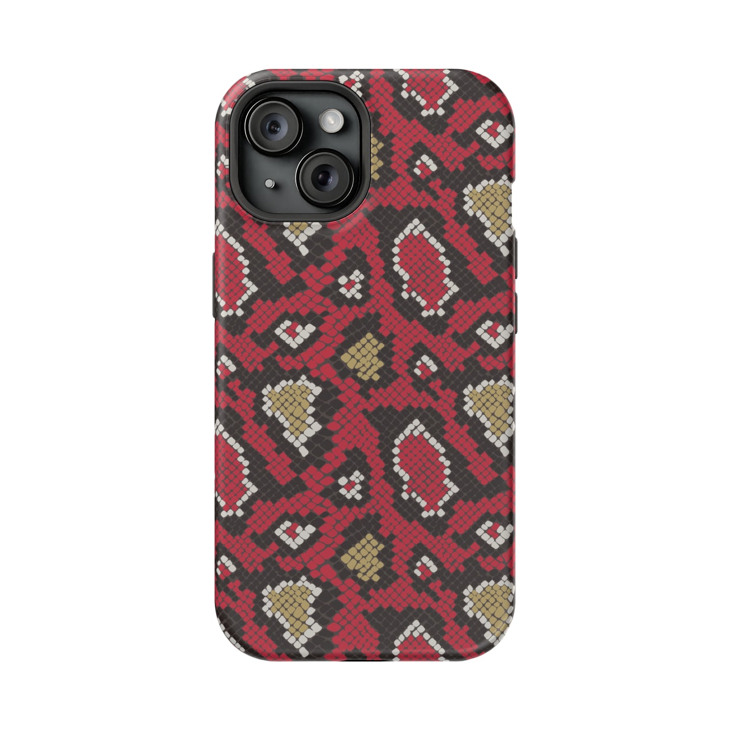 Red Snake Skin MagSafe Tough Case