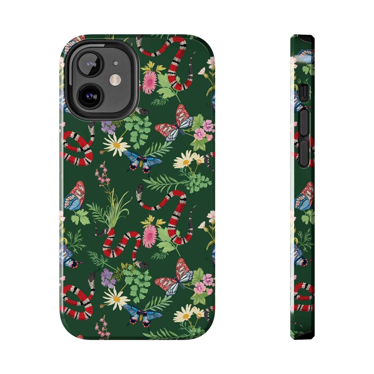 Tropical Chaos Pattern Tough iPhone Case