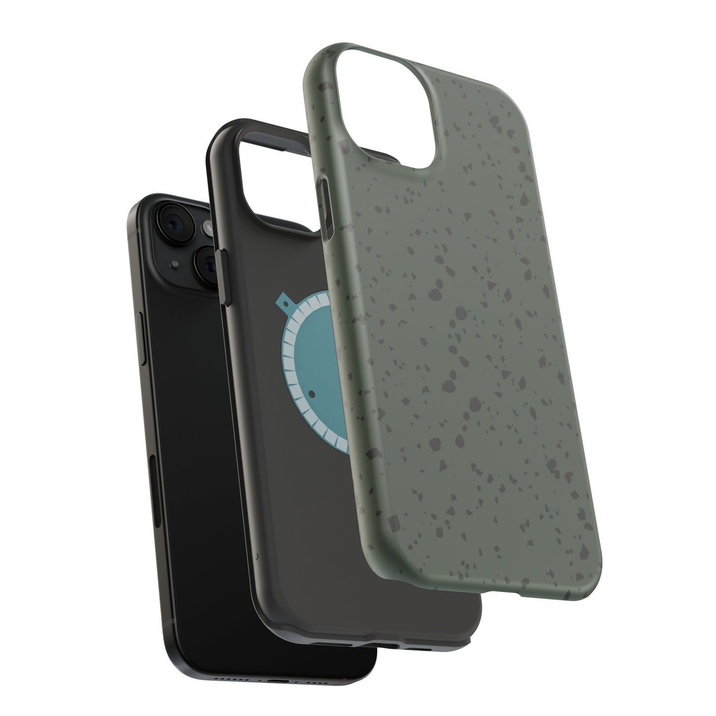 Olive Green Terrazzo MagSafe Tough Case