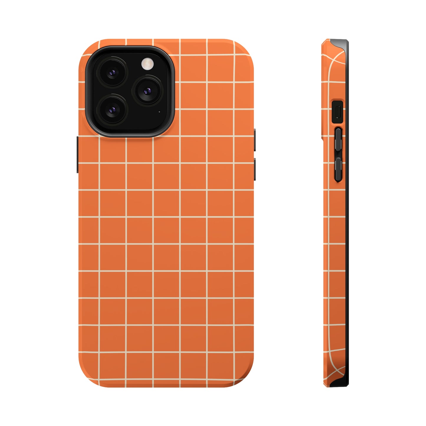 Tangerine Grid MagSafe Tough Case