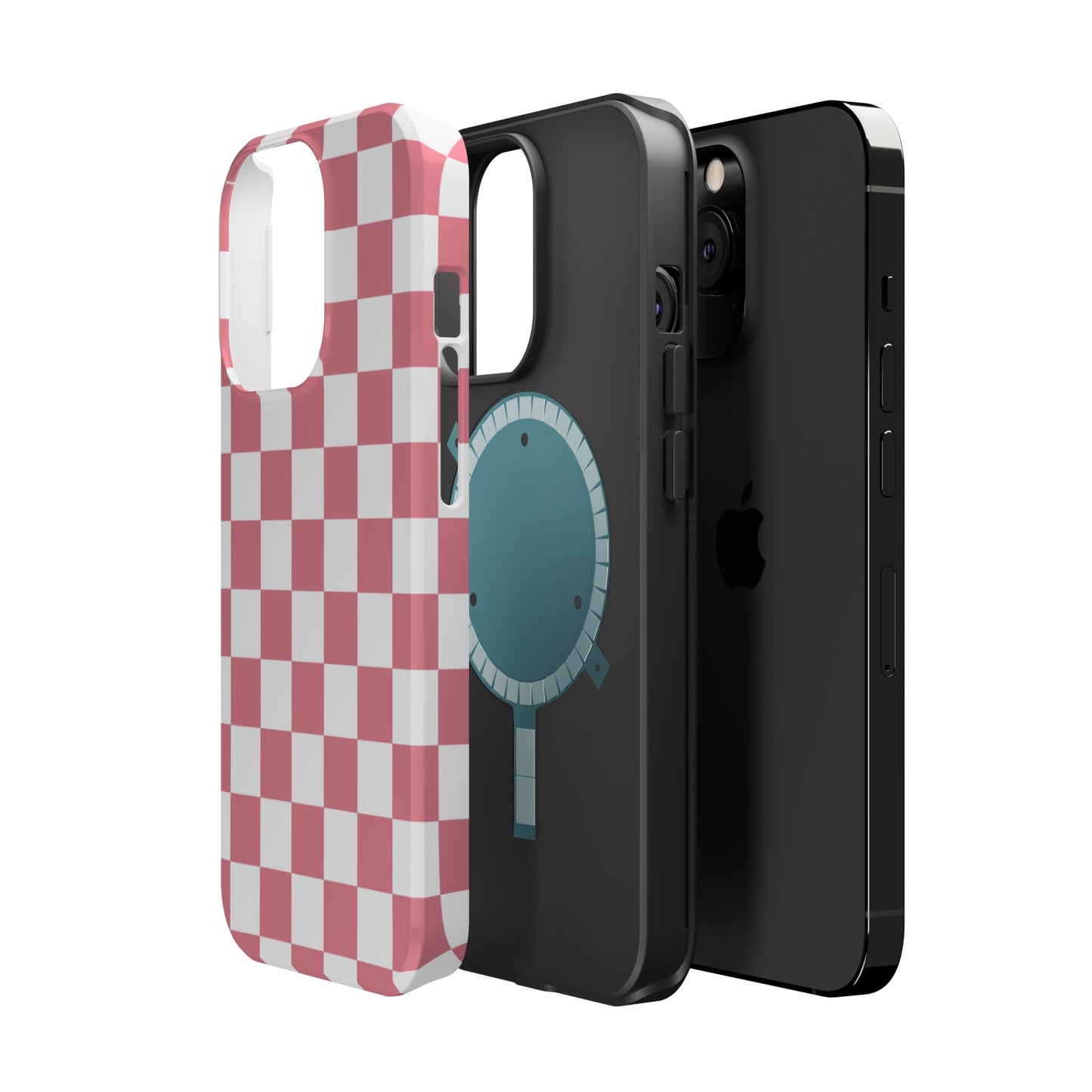 Pink Checkers MagSafe Tough Case