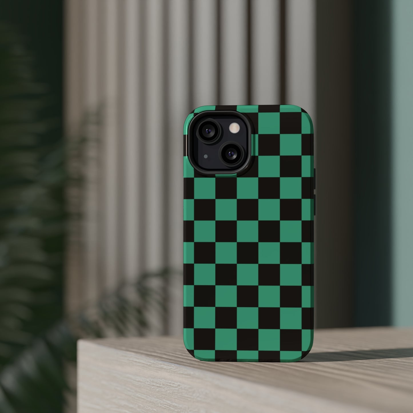 Green Checkers MagSafe Tough Case