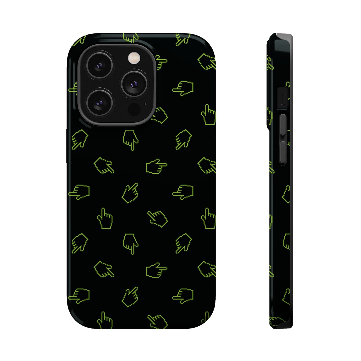 Pixelated Hand Cursor MagSafe Tough Case
