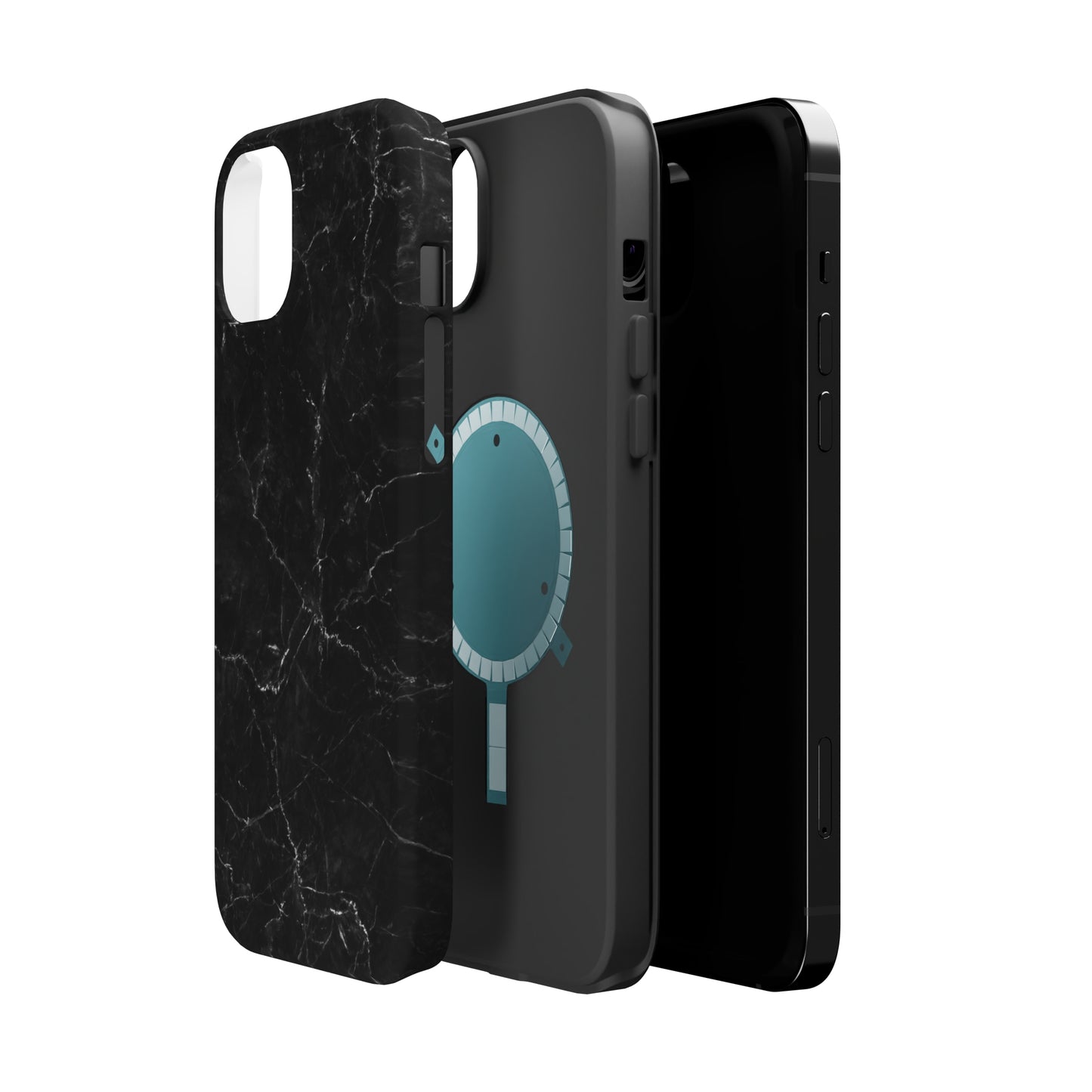 Marquina Black MagSafe Tough Case