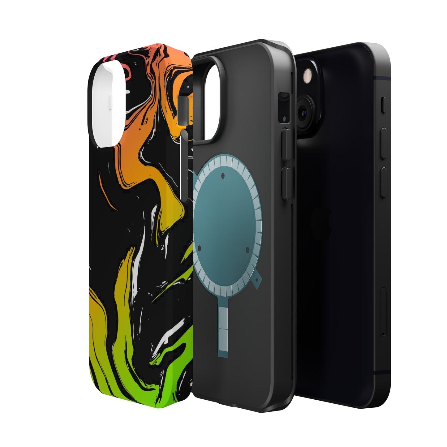 Acid marble pattern MagSafe Tough Case