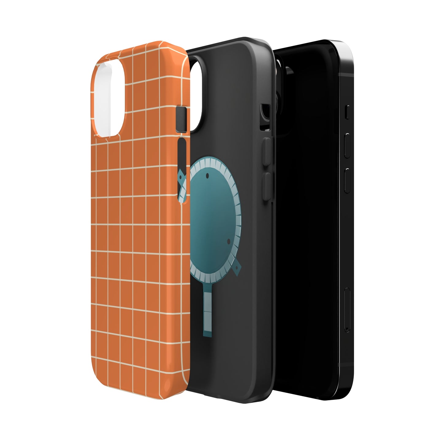 Tangerine Grid MagSafe Tough Case