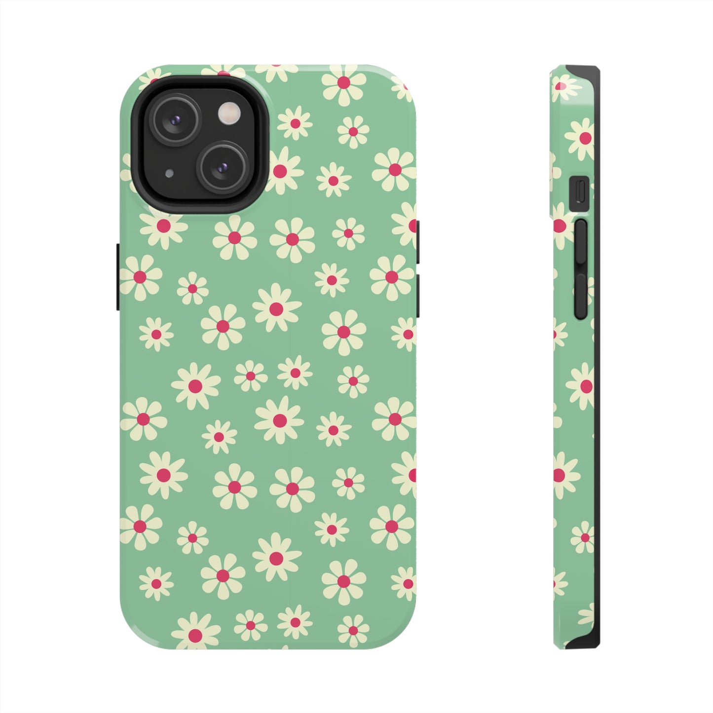 Retro Floral Tough iPhone Case