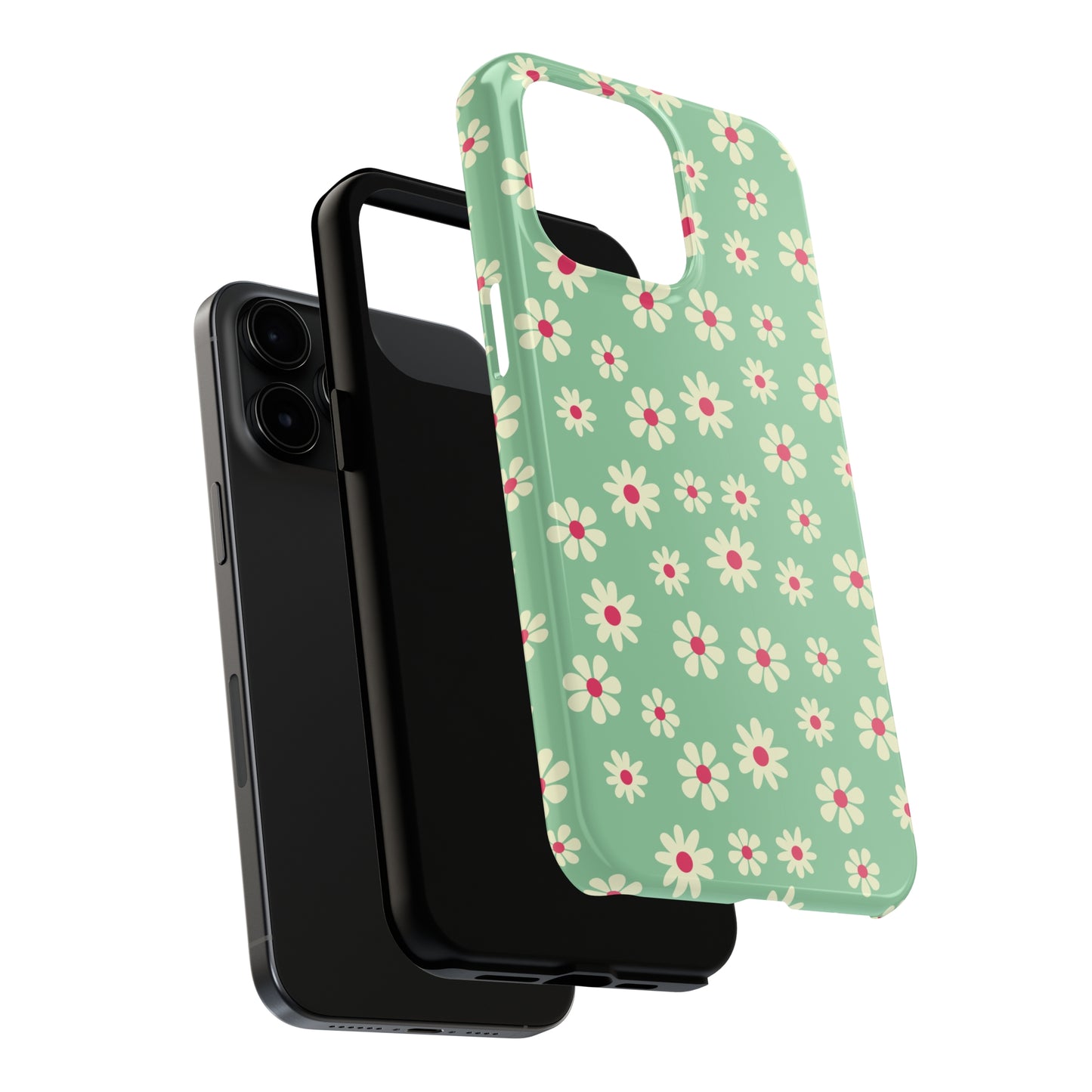 Retro Floral Tough iPhone Case