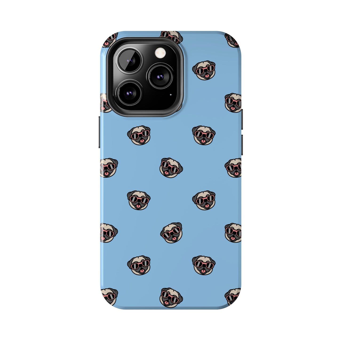 Pug Pattern Tough iPhone Case