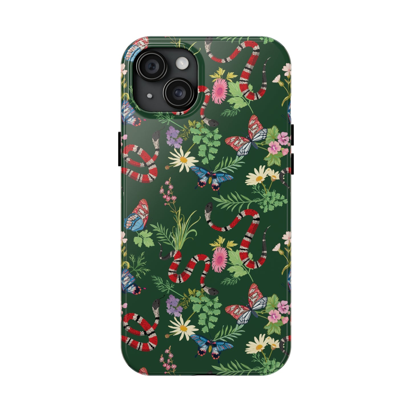 Tropical Chaos Pattern Tough iPhone Case