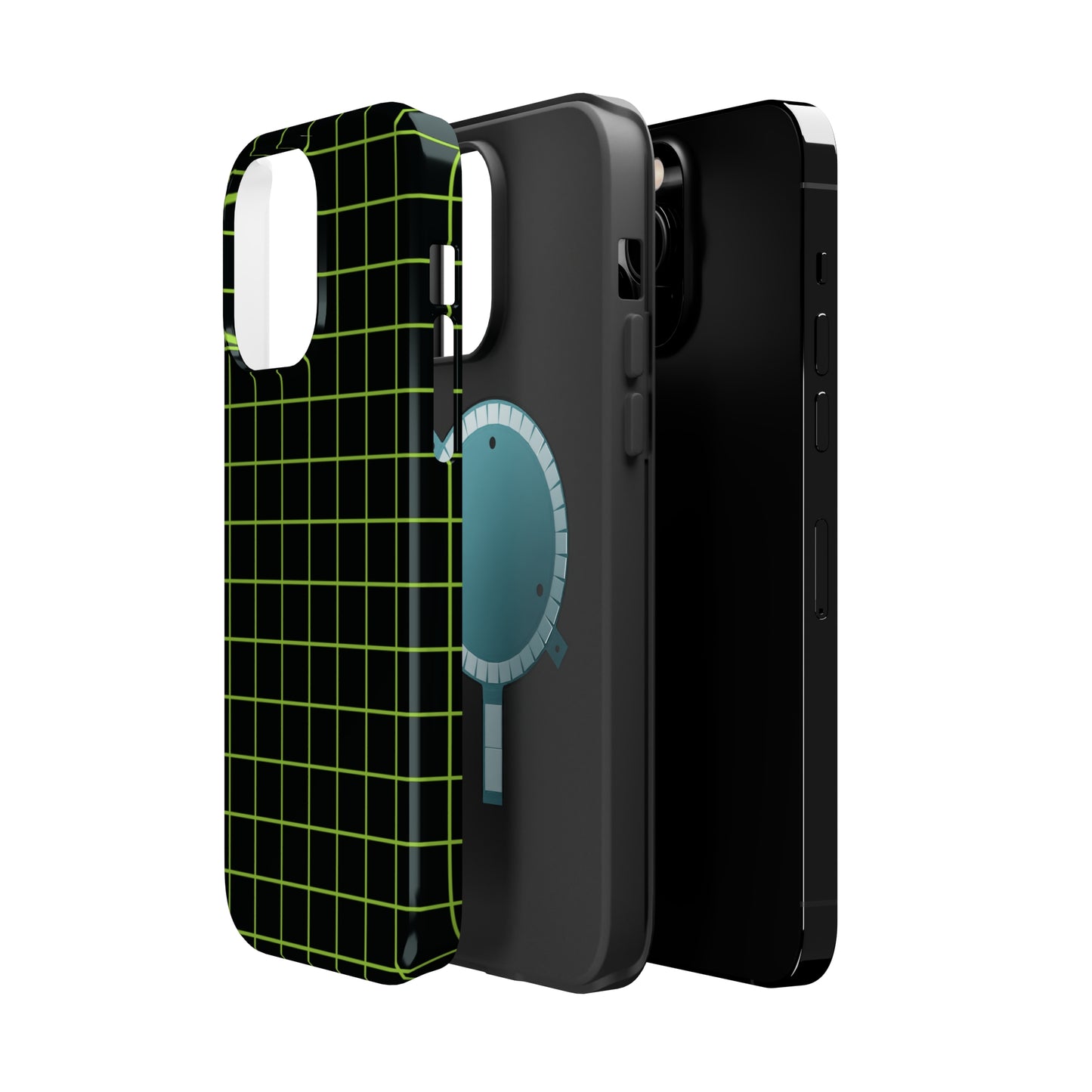 Green Grid MagSafe Tough Case