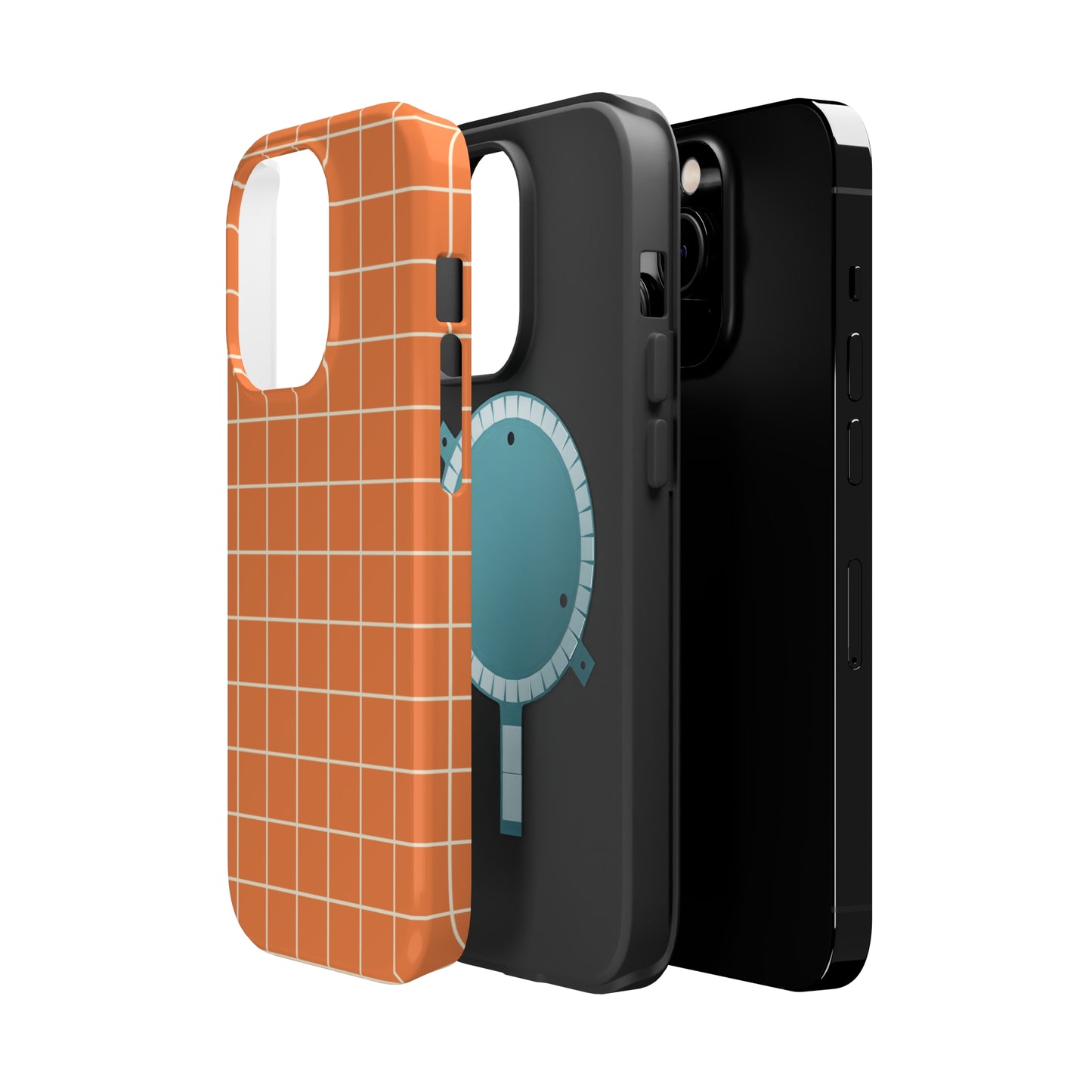 Tangerine Grid MagSafe Tough Case