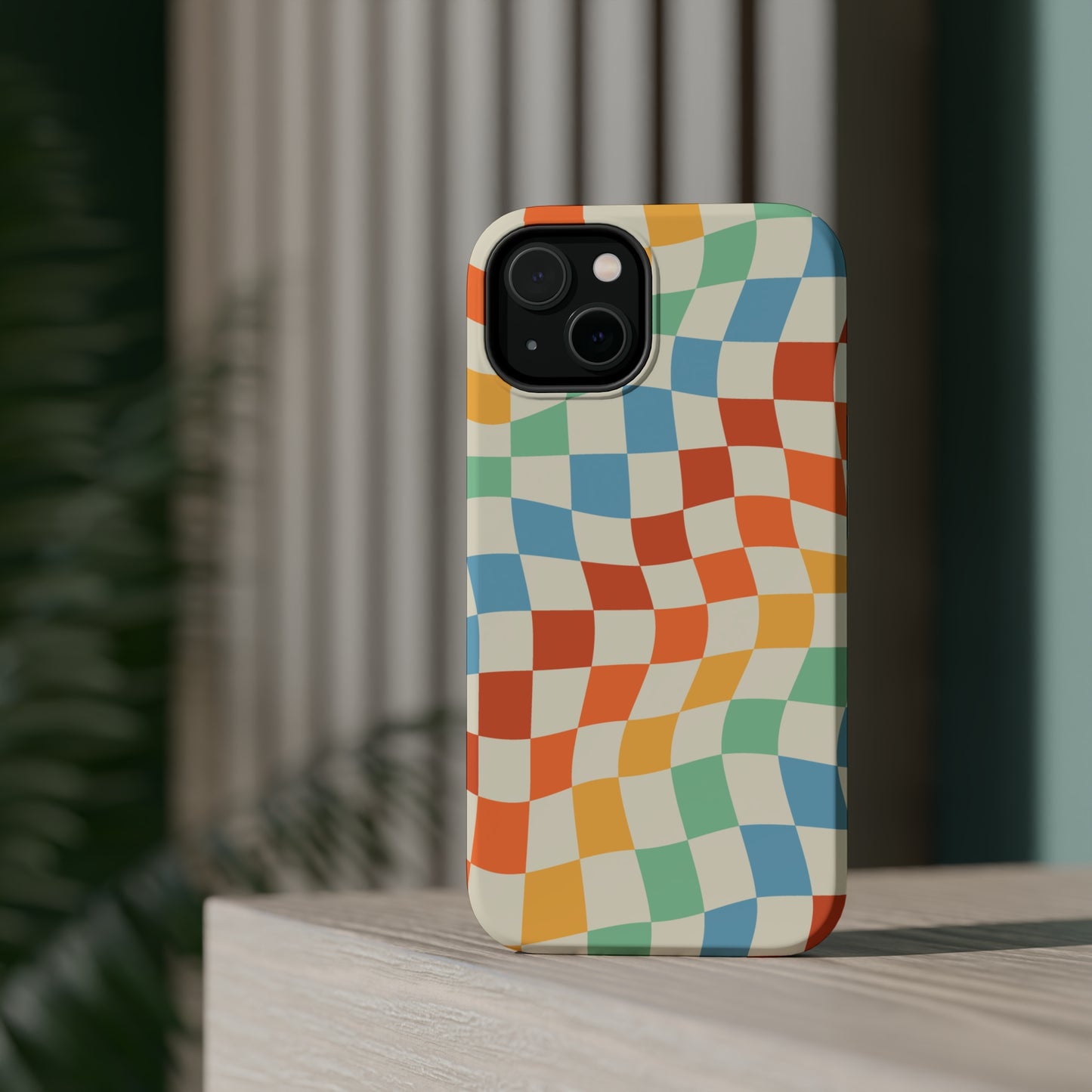 Retro Crazy Checkers MagSafe Tough Case