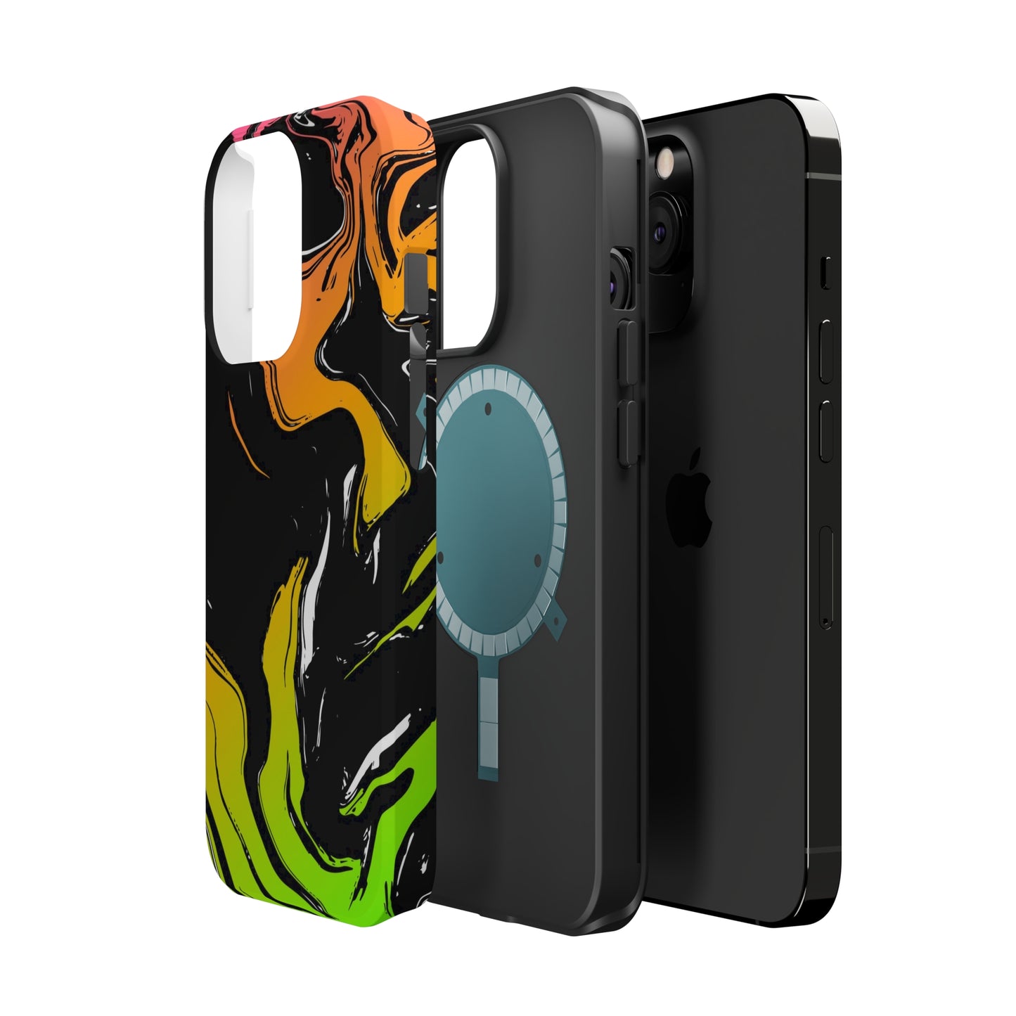 Acid marble pattern MagSafe Tough Case