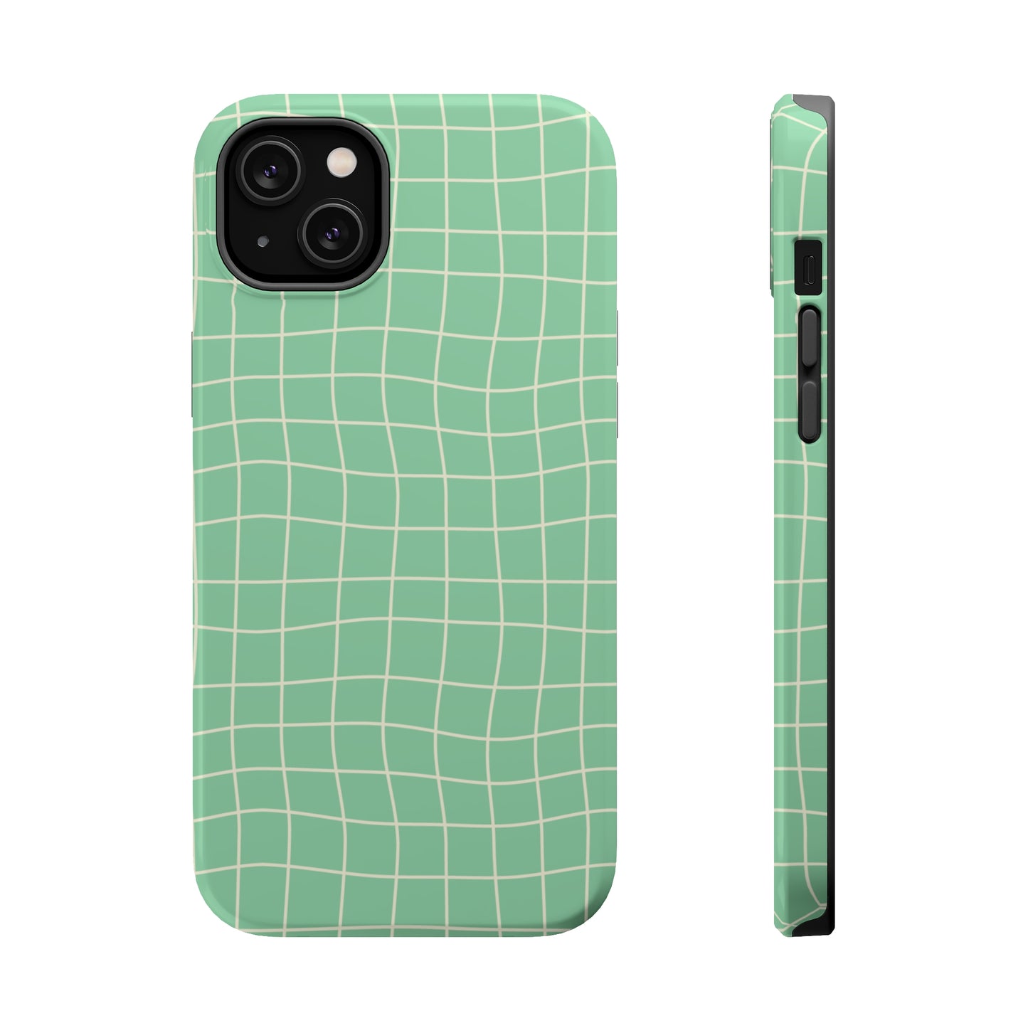 Pistachio Dizzy Grid MagSafe Tough Case