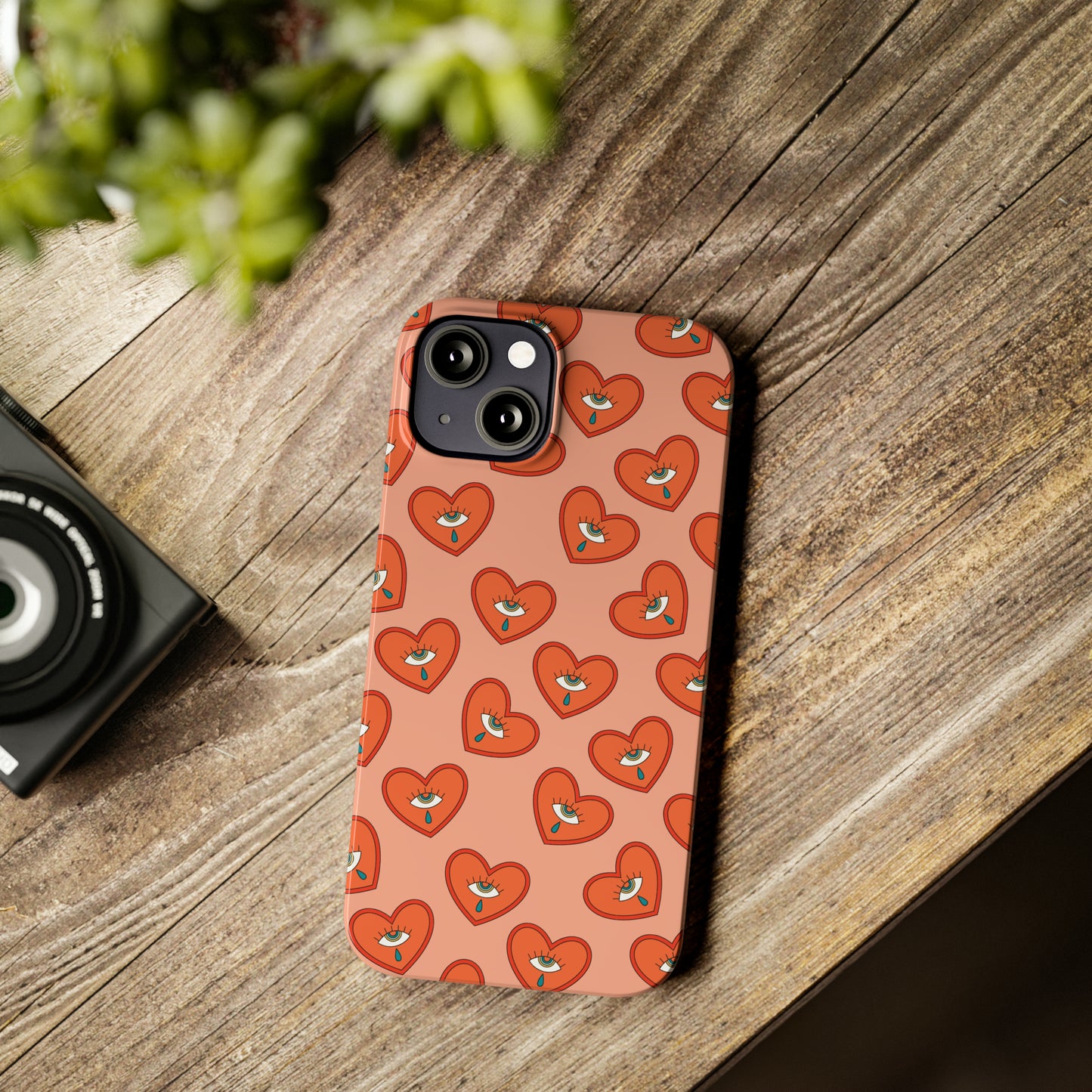 Psychedelic Heart Snap Case