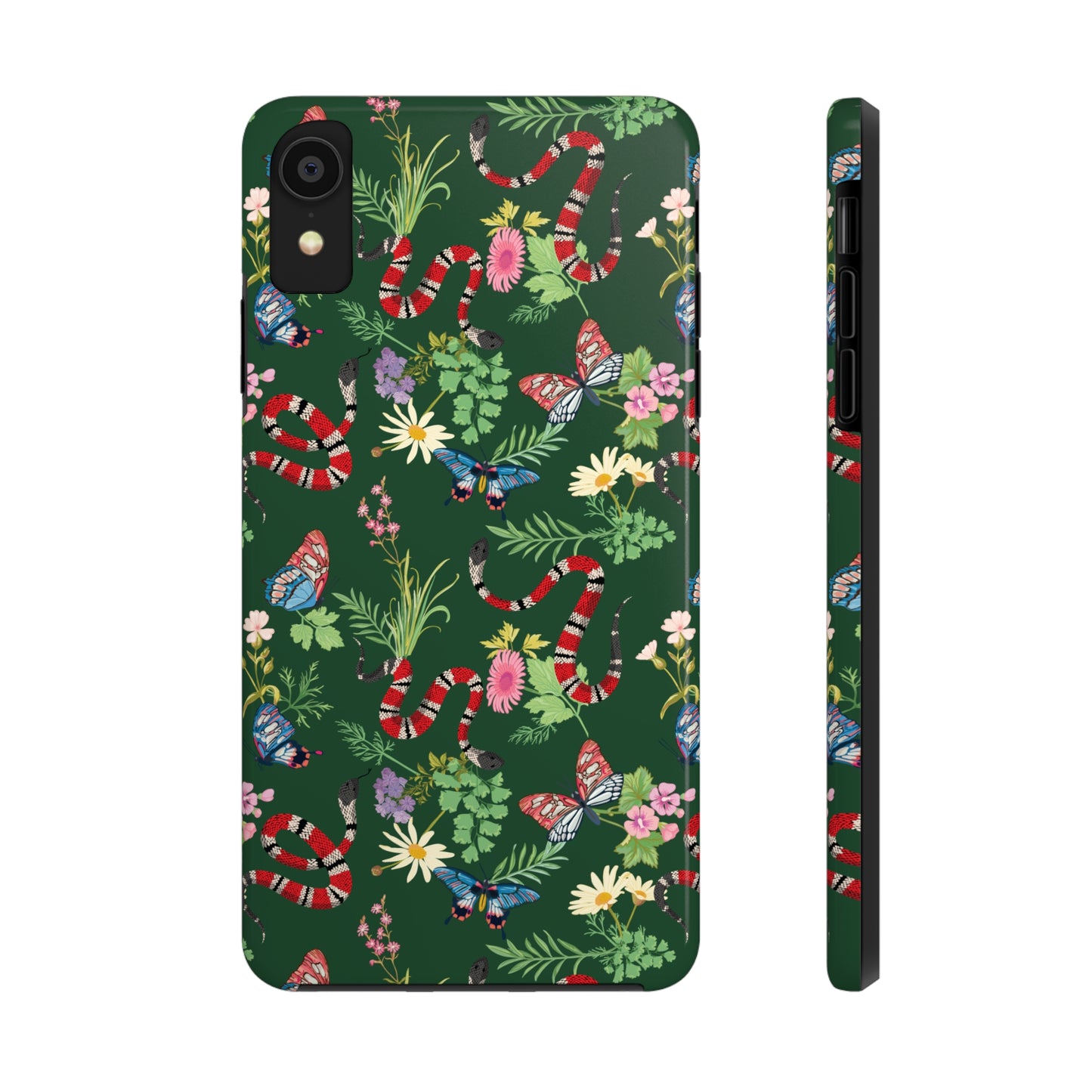 Tropical Chaos Pattern Tough iPhone Case
