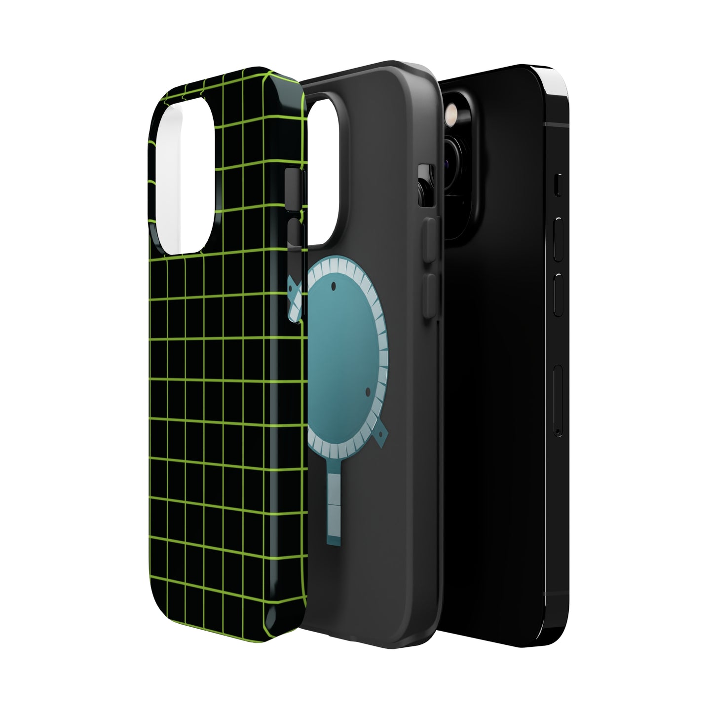 Green Grid MagSafe Tough Case