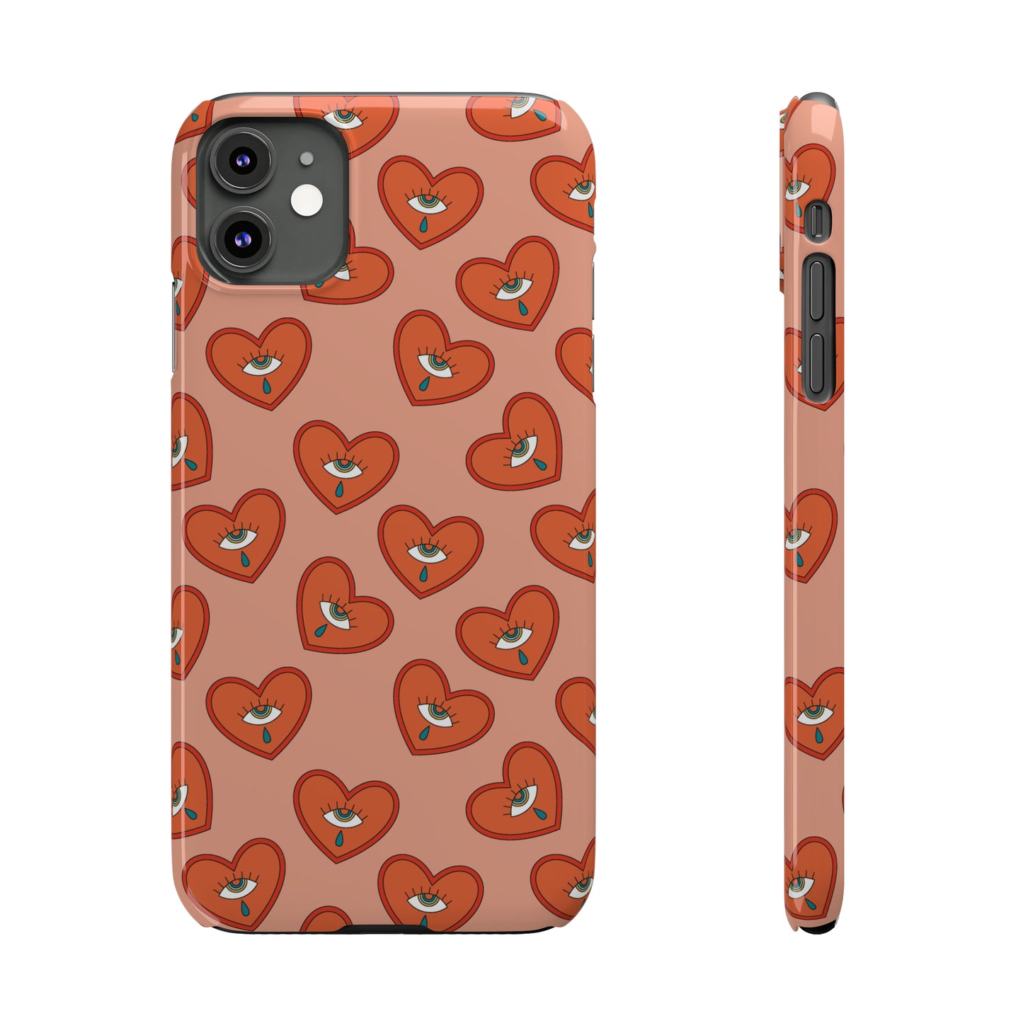 Psychedelic Heart Snap Case
